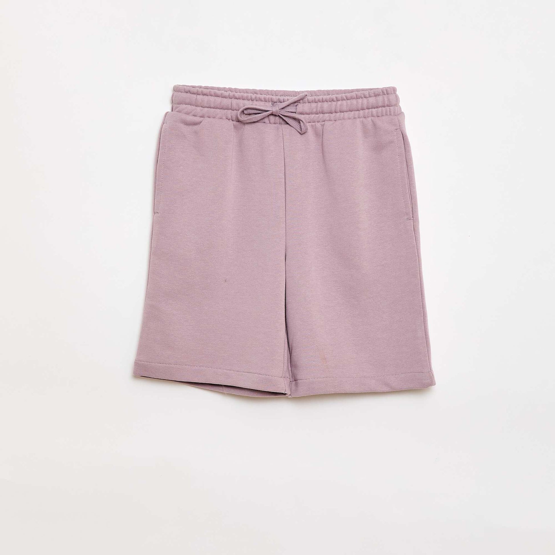 Lot de 2 shorts en coton uni ORANGE