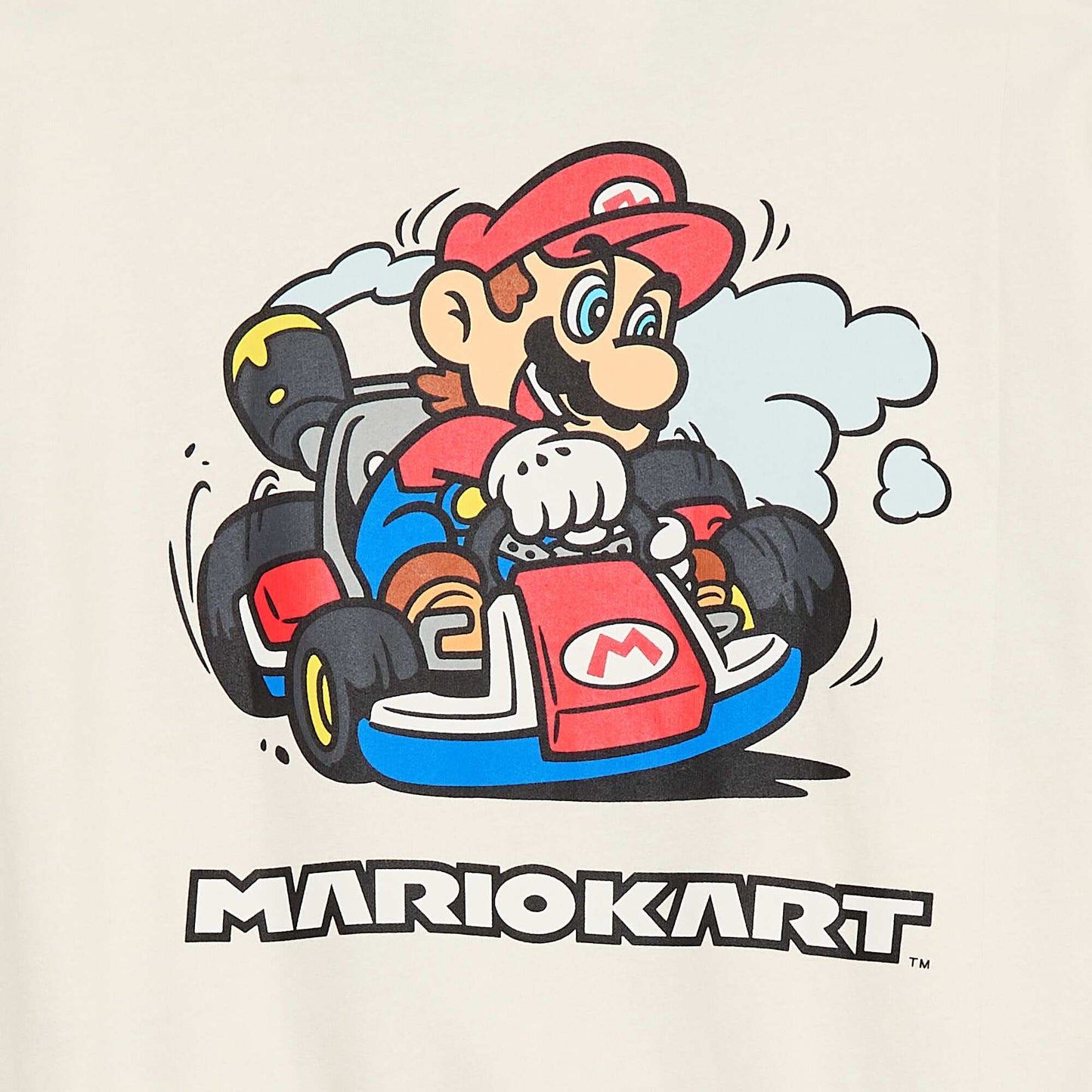 Veste style américain 'Mario' 'Nintendo' BLANC