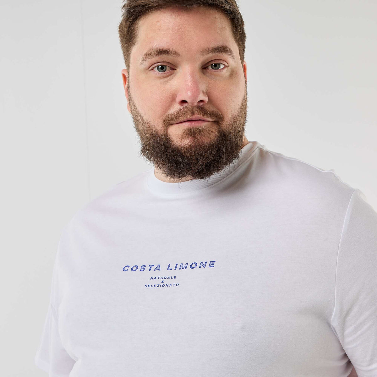 Tee-shirt manches courtes imprimé BLANC