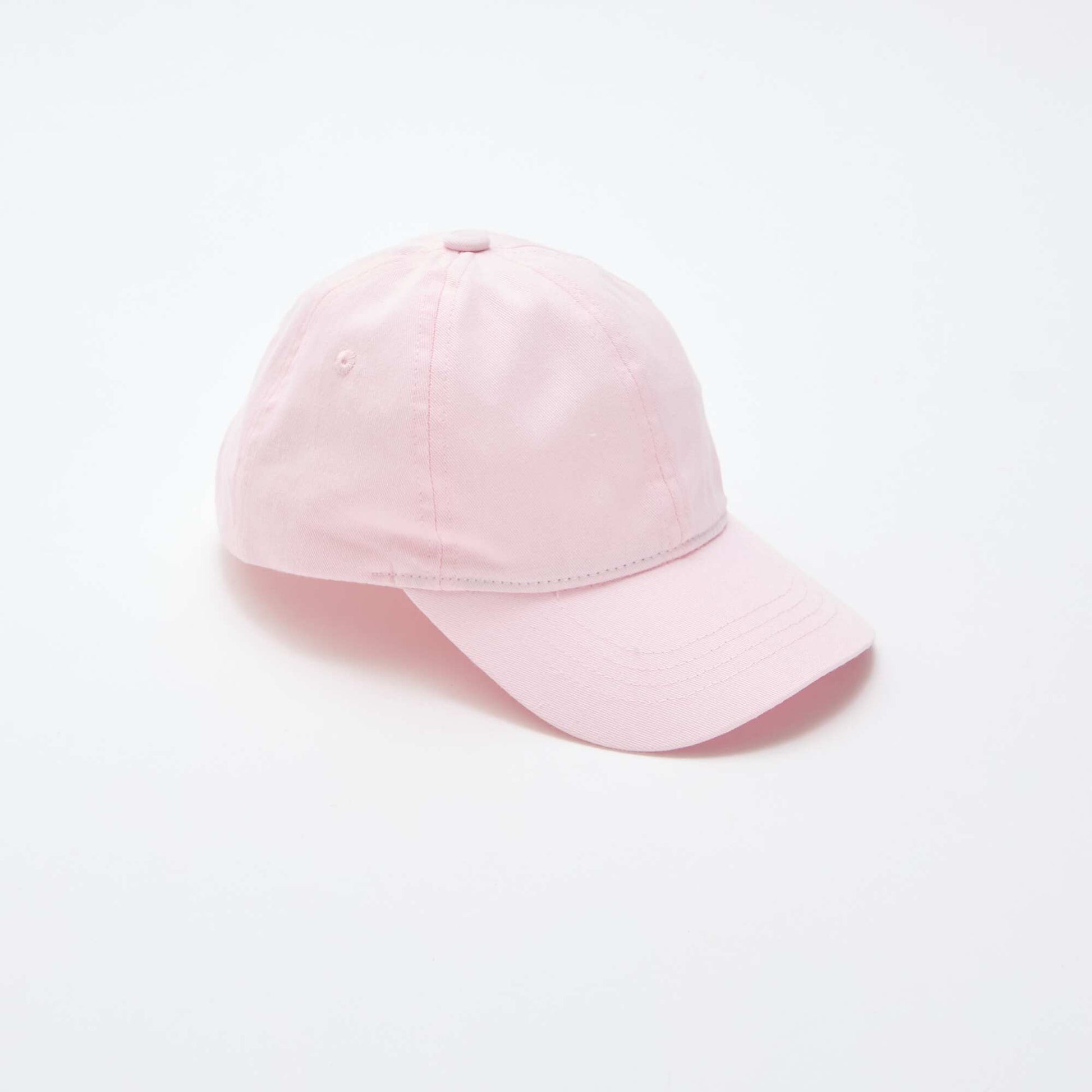 Casquette unie à scratch ROSE