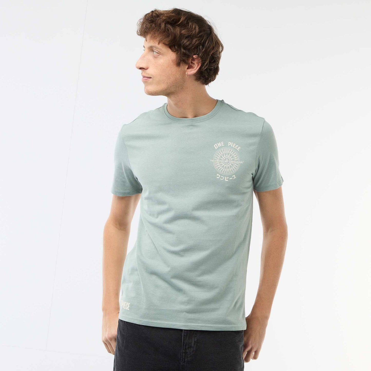 T-shirt imprimé 'One piece' VERT