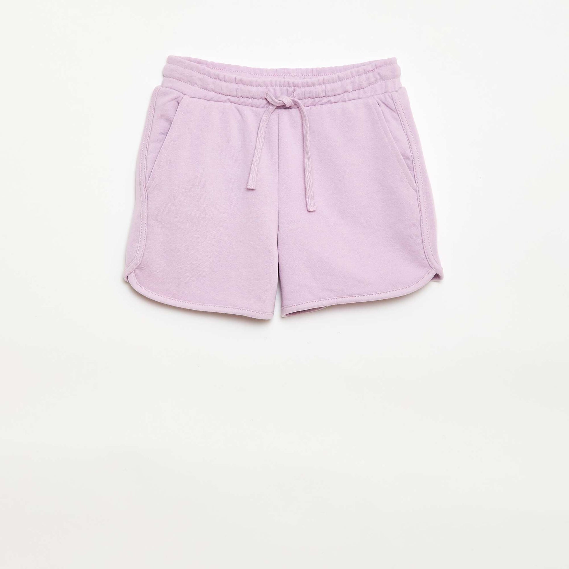 Short en french terry uni VIOLET