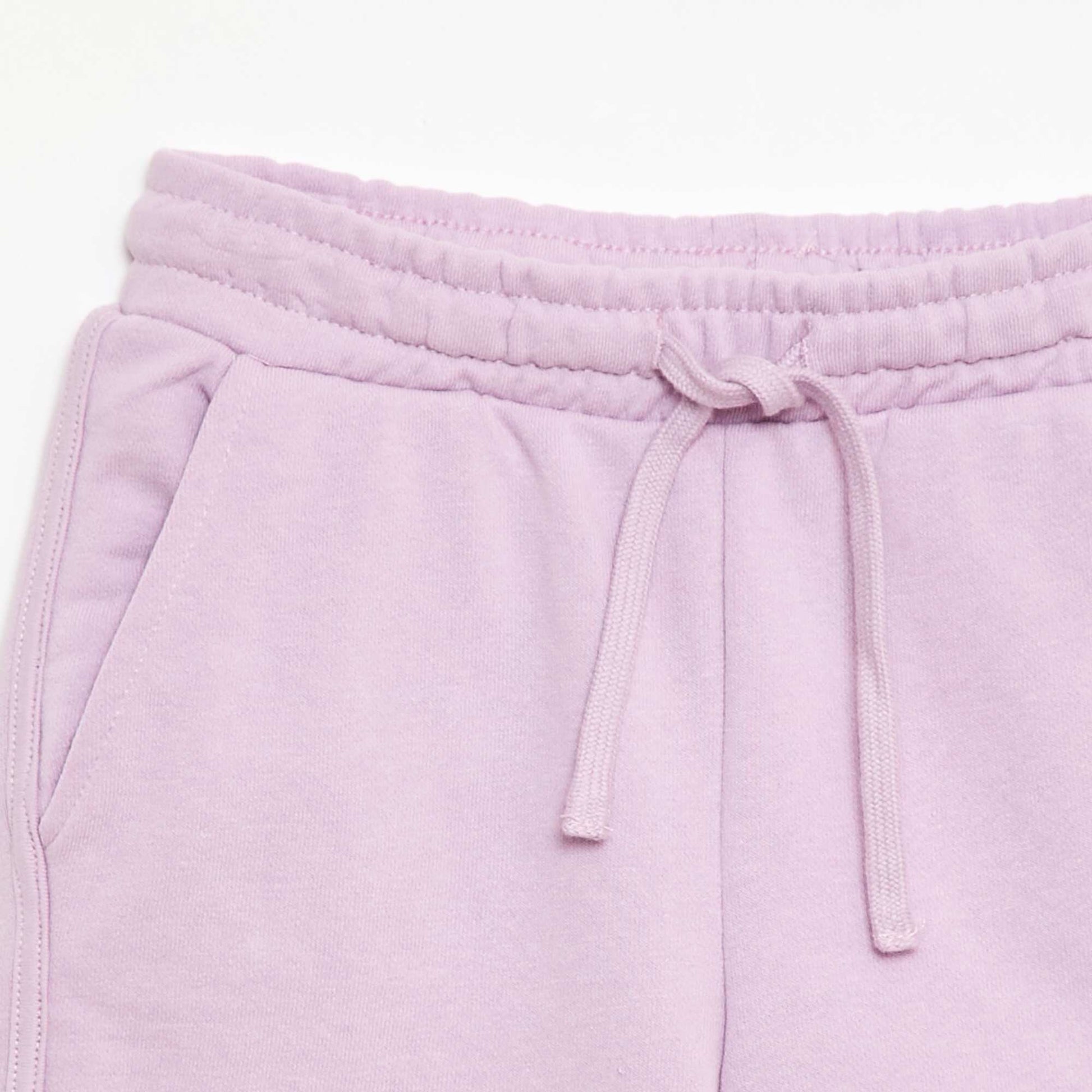 Short en french terry uni VIOLET