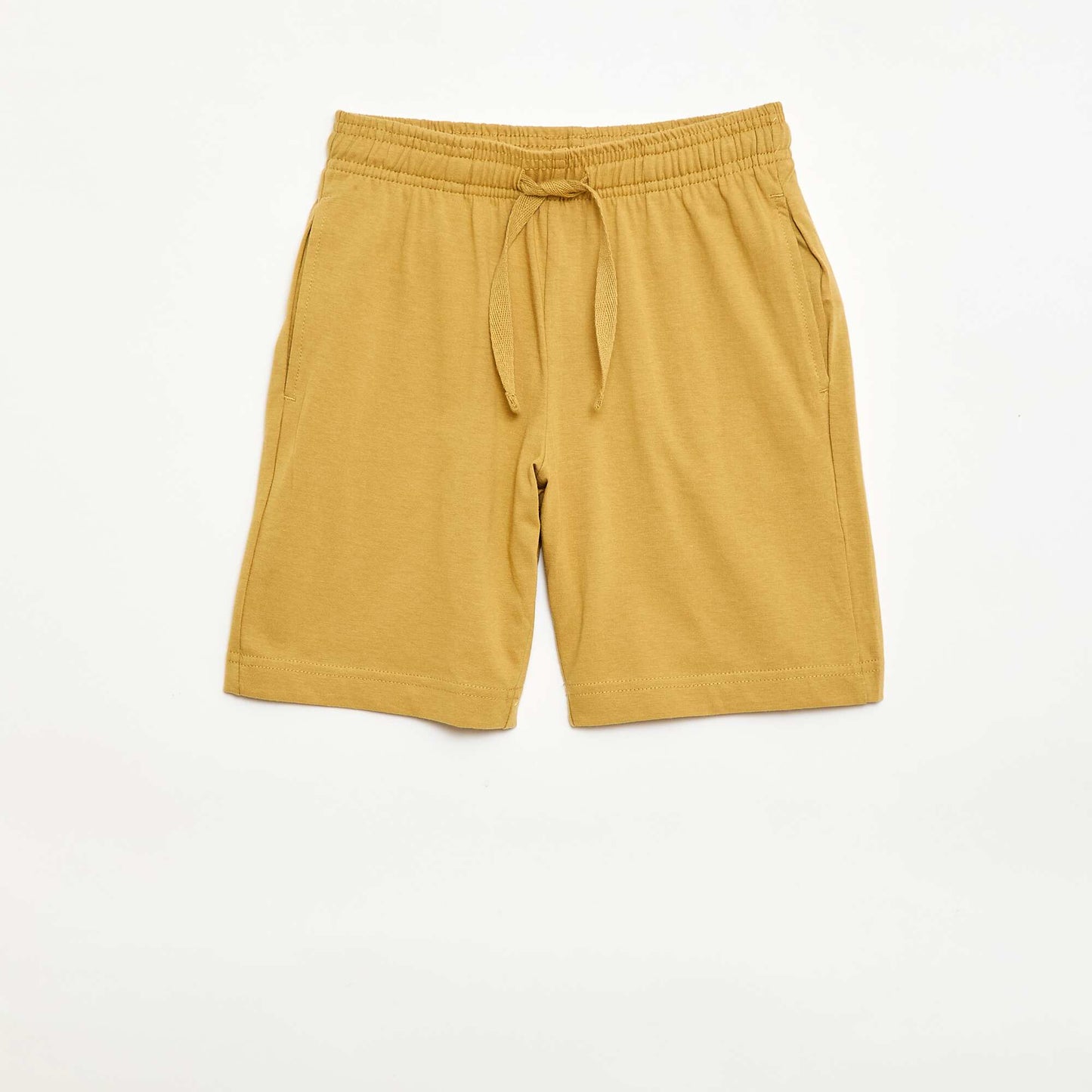 Lot de 2 shorts en jersey coton uni JAUNE