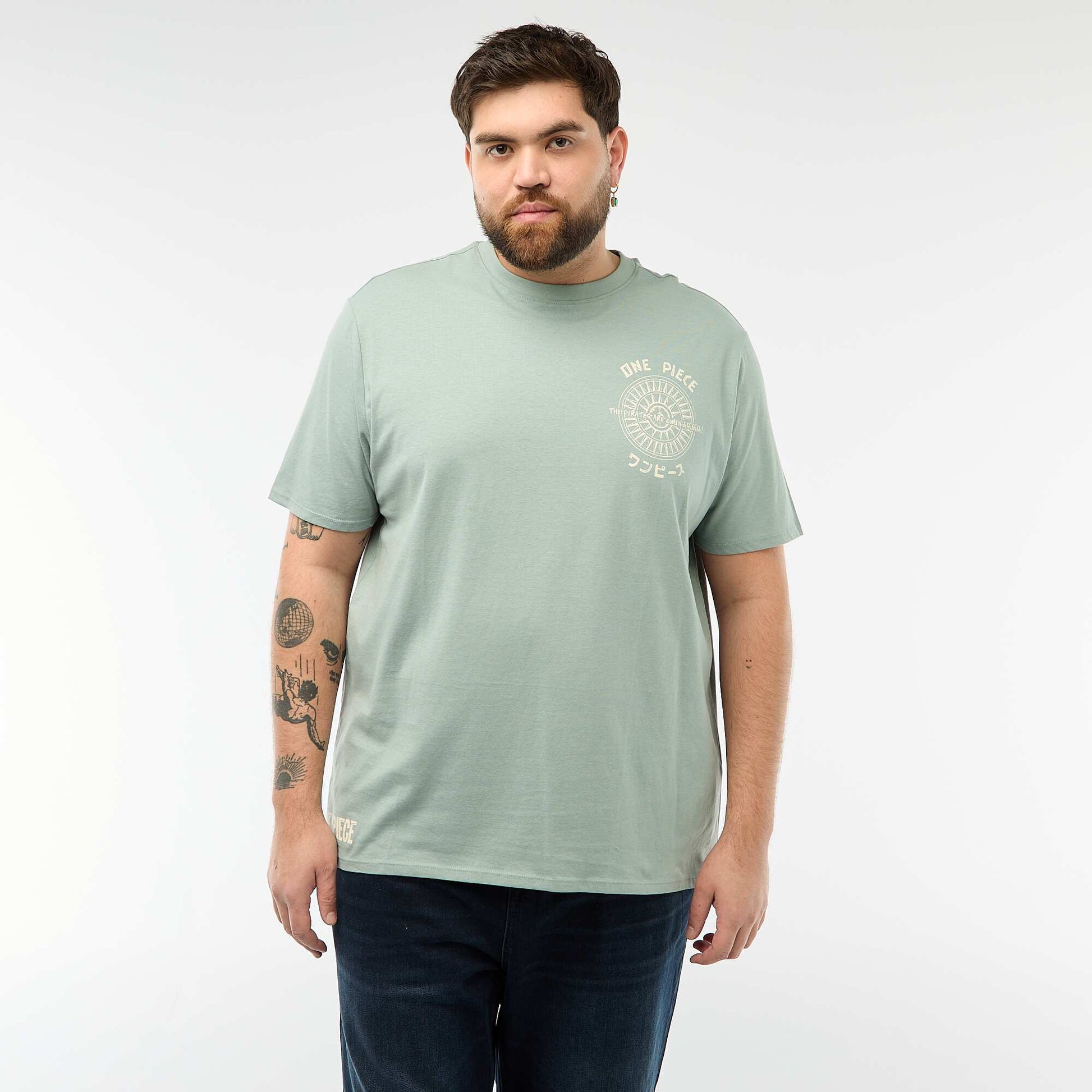 Tee-shirt imprimé 'One Piece' BLEU