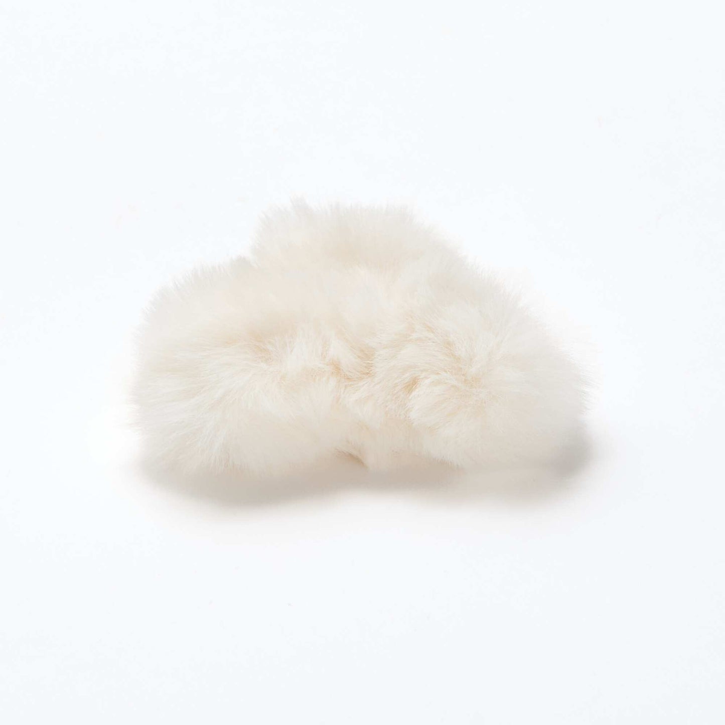 Pinces crabe en maille peluche BLANC