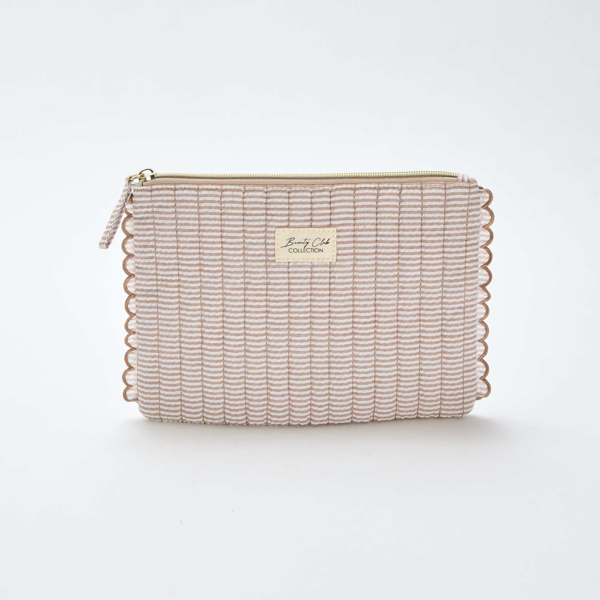 Trousse de rangement matelassée MARRON