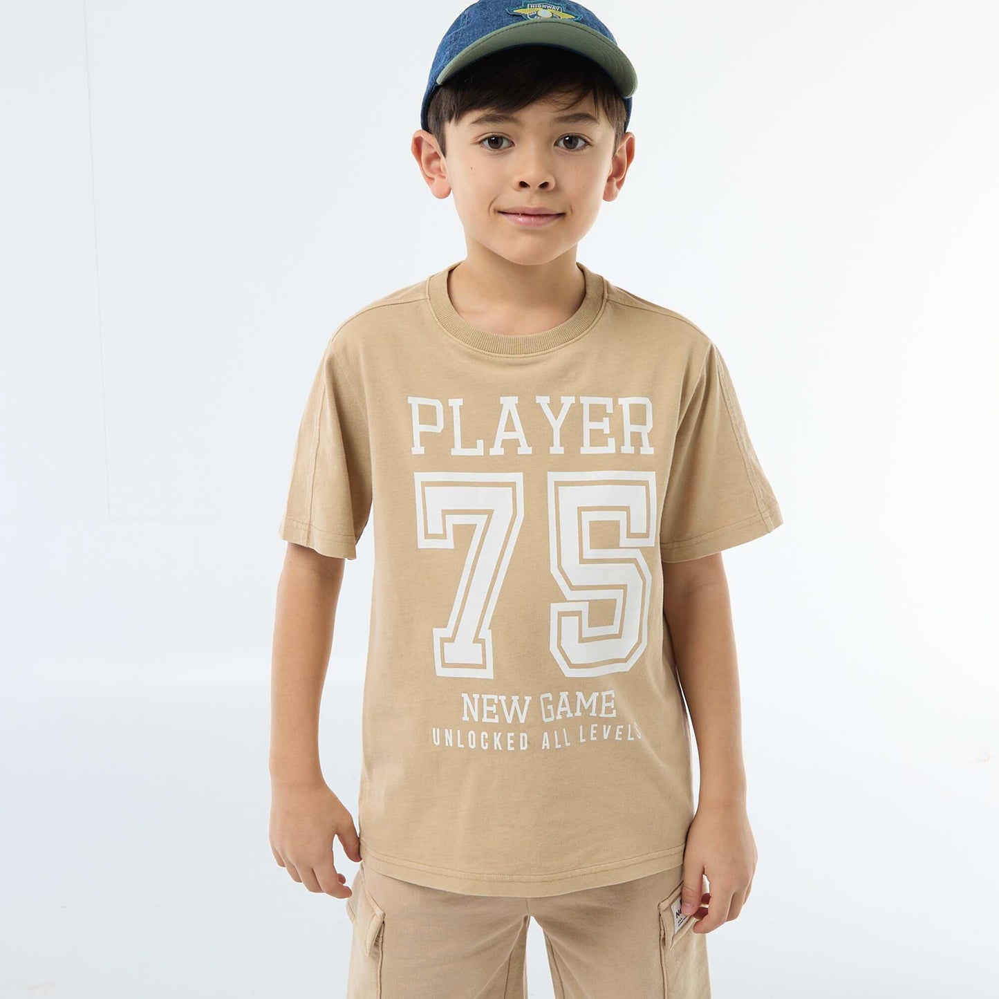 T-shirt esprit basketball BEIGE