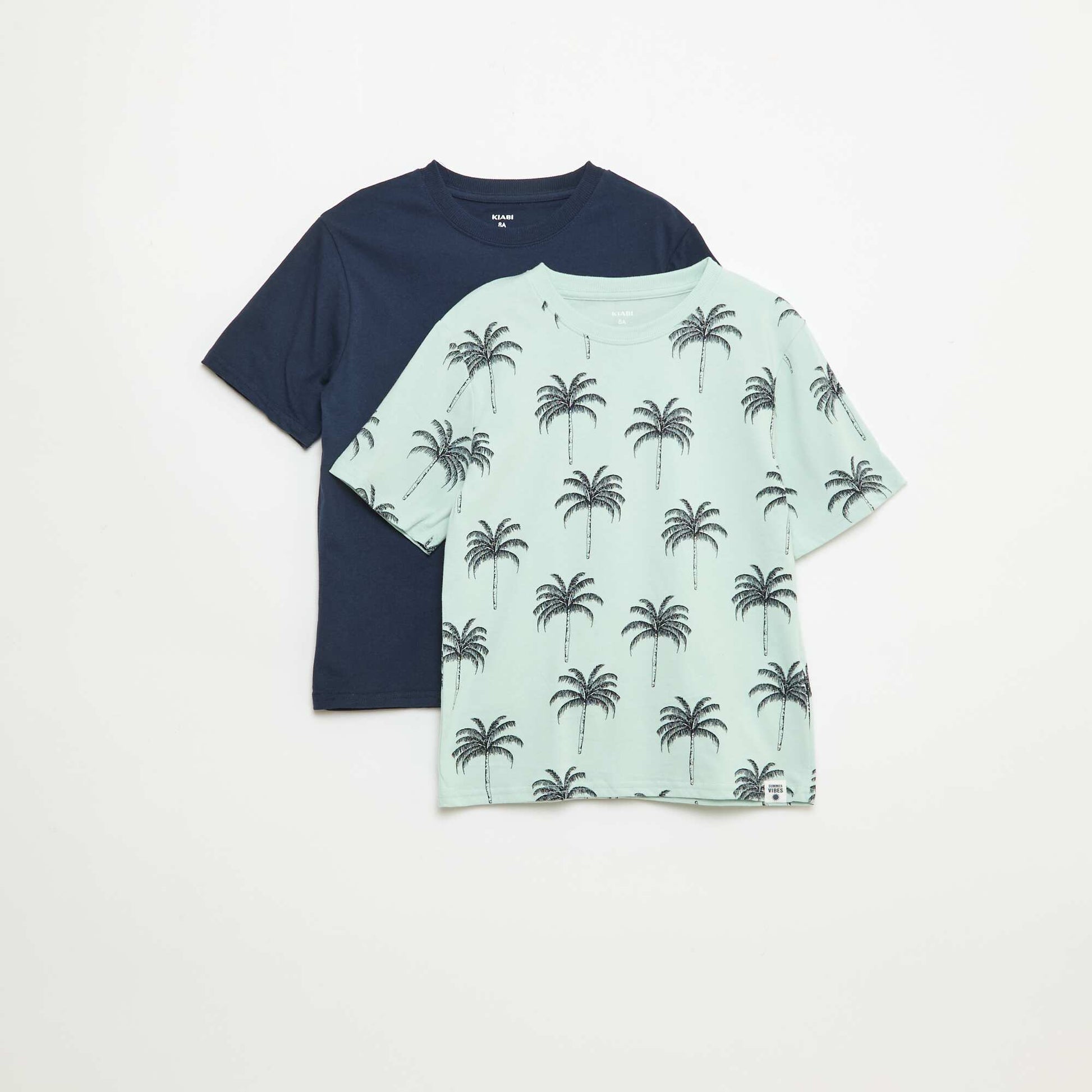 Lot de 2 T-shirts BLEU