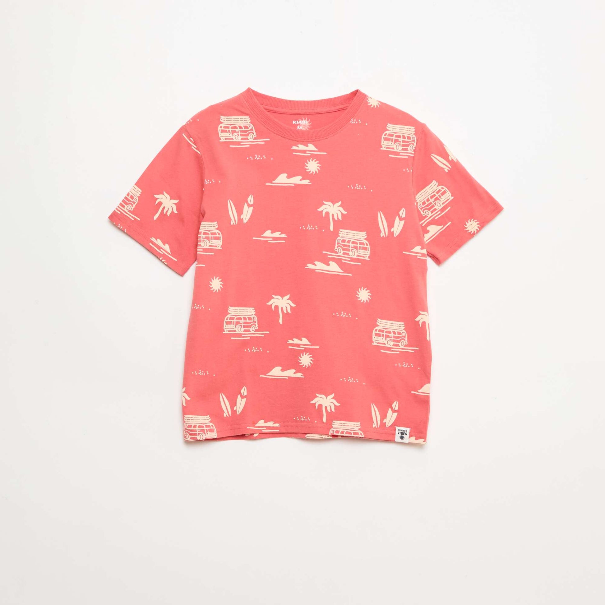 Lot de 2 T-shirts ROUGE