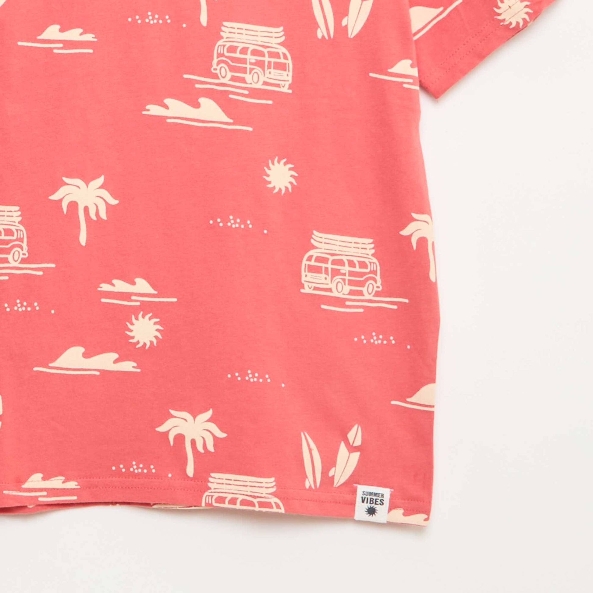 Lot de 2 T-shirts ROUGE