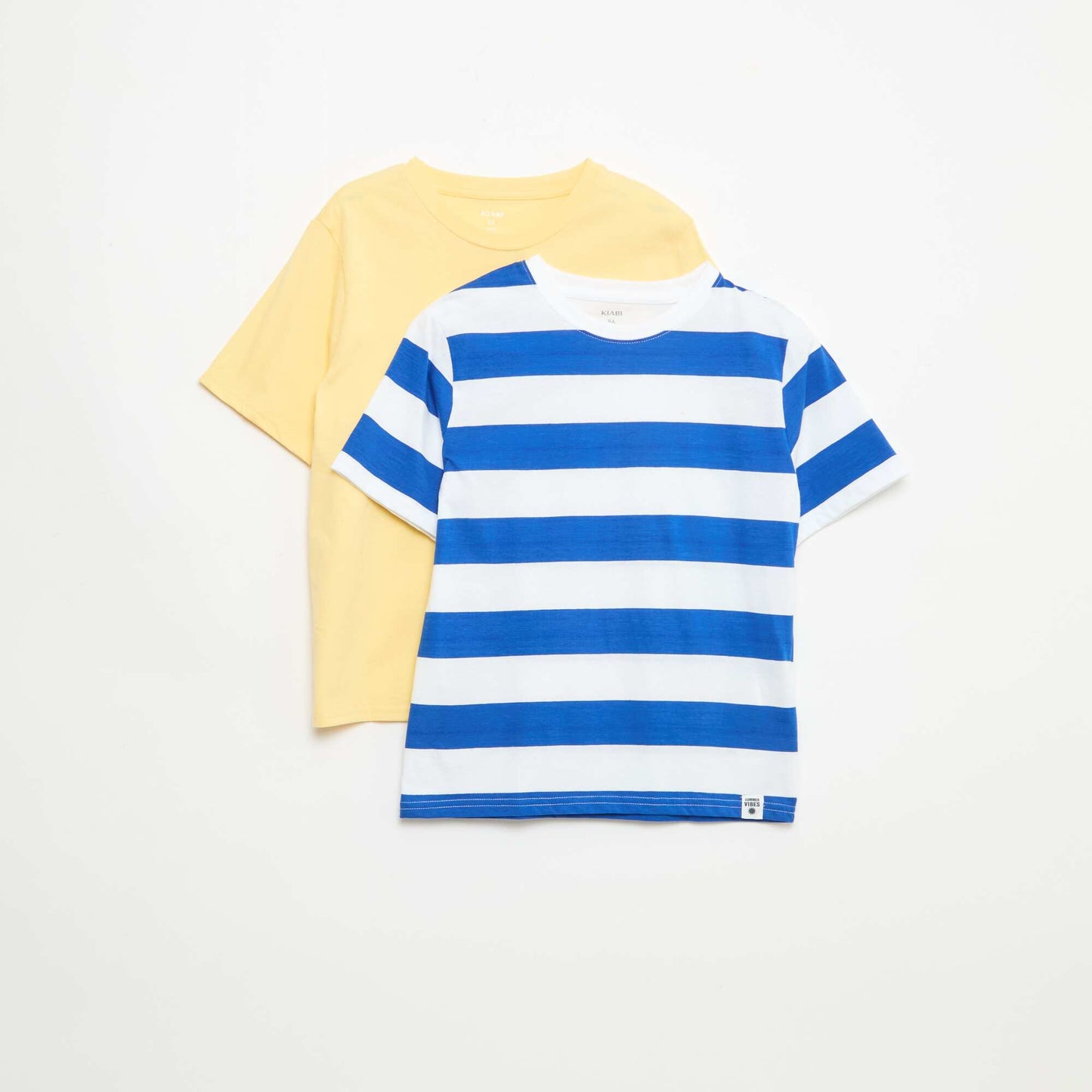 Lot de 2 T-shirts BLEU
