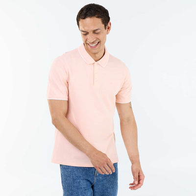 Polo avec broderie sur poitrine ORANGE