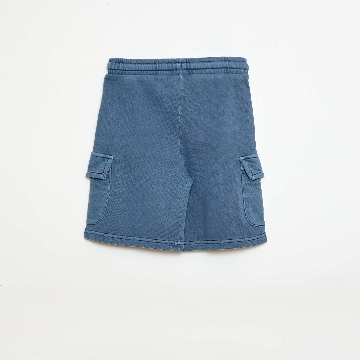 Short en molleton multipoche BLEU