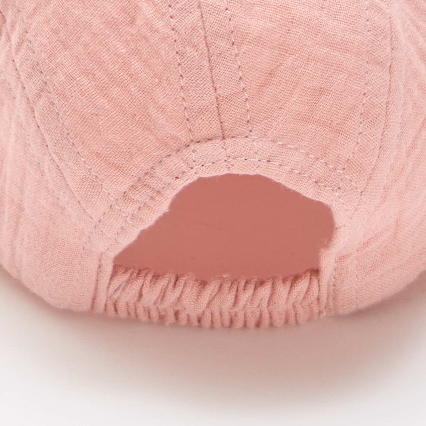 Casquette en gaze de coton ROSE