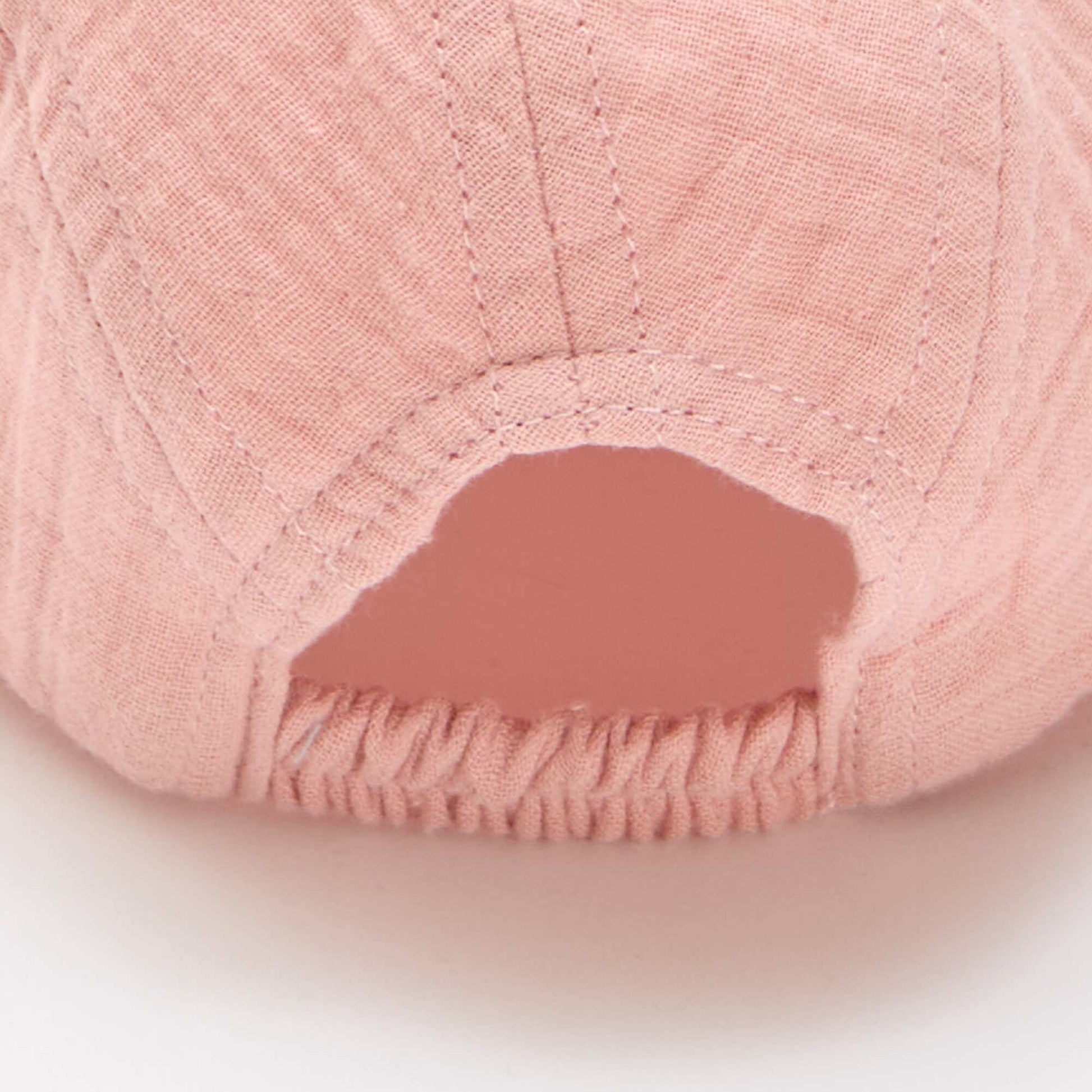 Casquette en gaze de coton ROSE