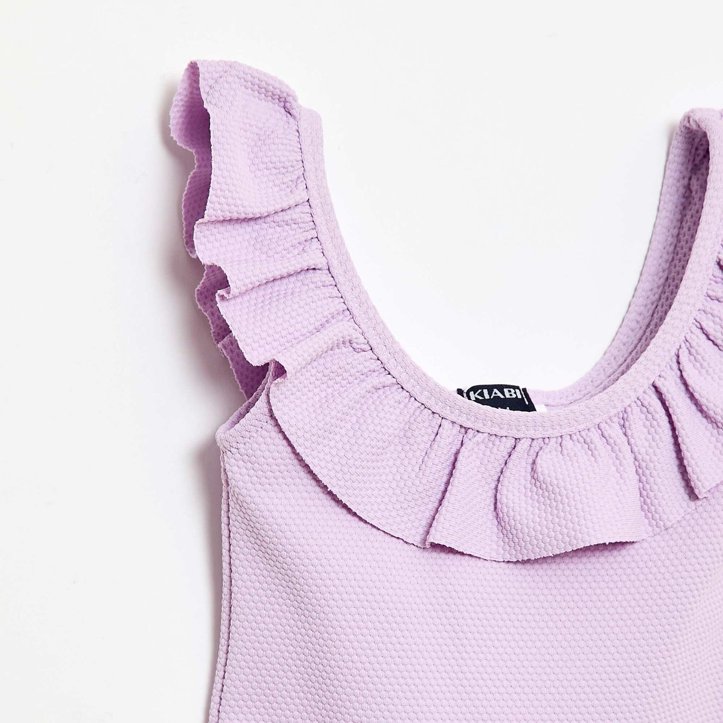 Maillot de bain 1 pièce avec volants VIOLET