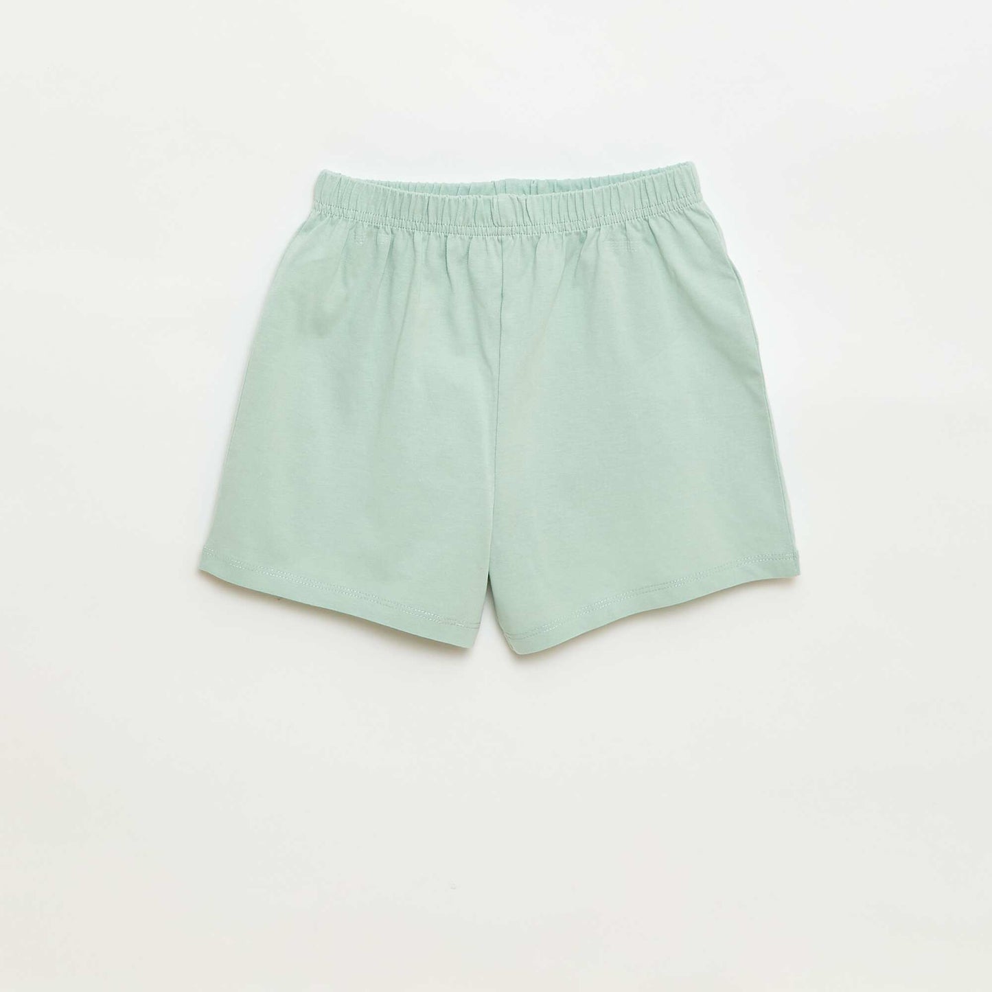Ensemble de pyjama t-shirt + short - 2 pièces BLANC
