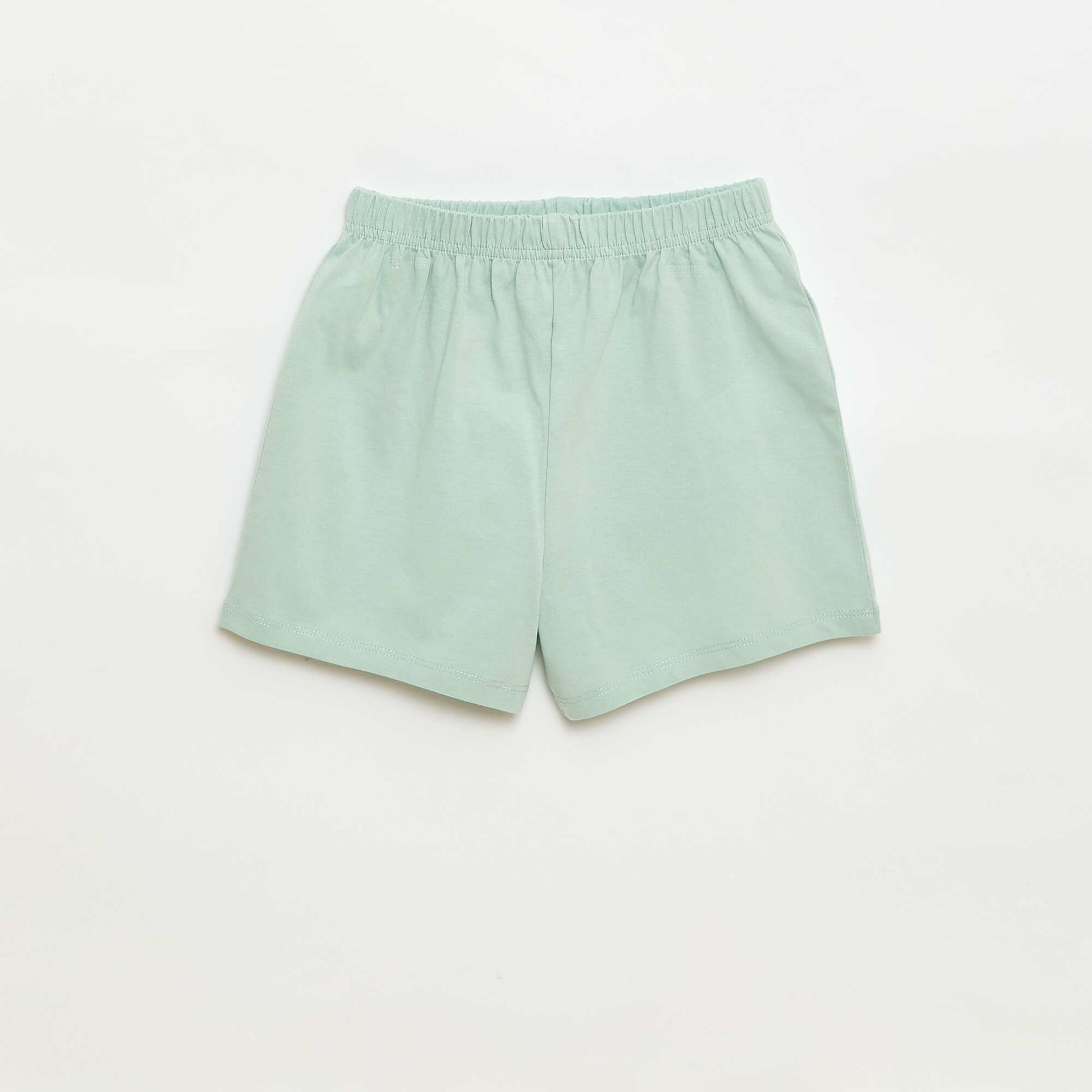 Ensemble de pyjama t-shirt + short - 2 pièces BLANC