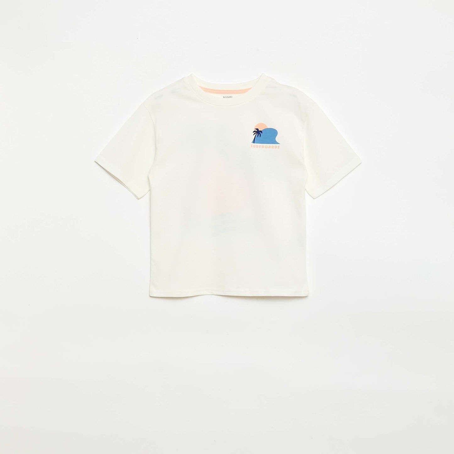 Ensemble de pyjama t-shirt + short - 2 pièces BLANC