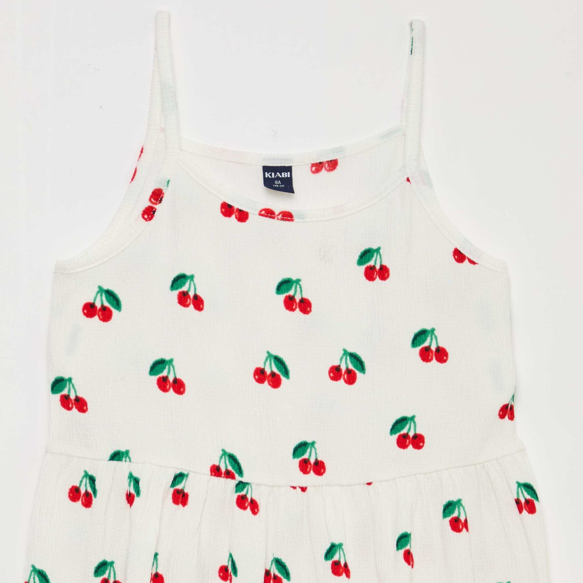 Lot de 2 robes en maille crêpée BLANC
