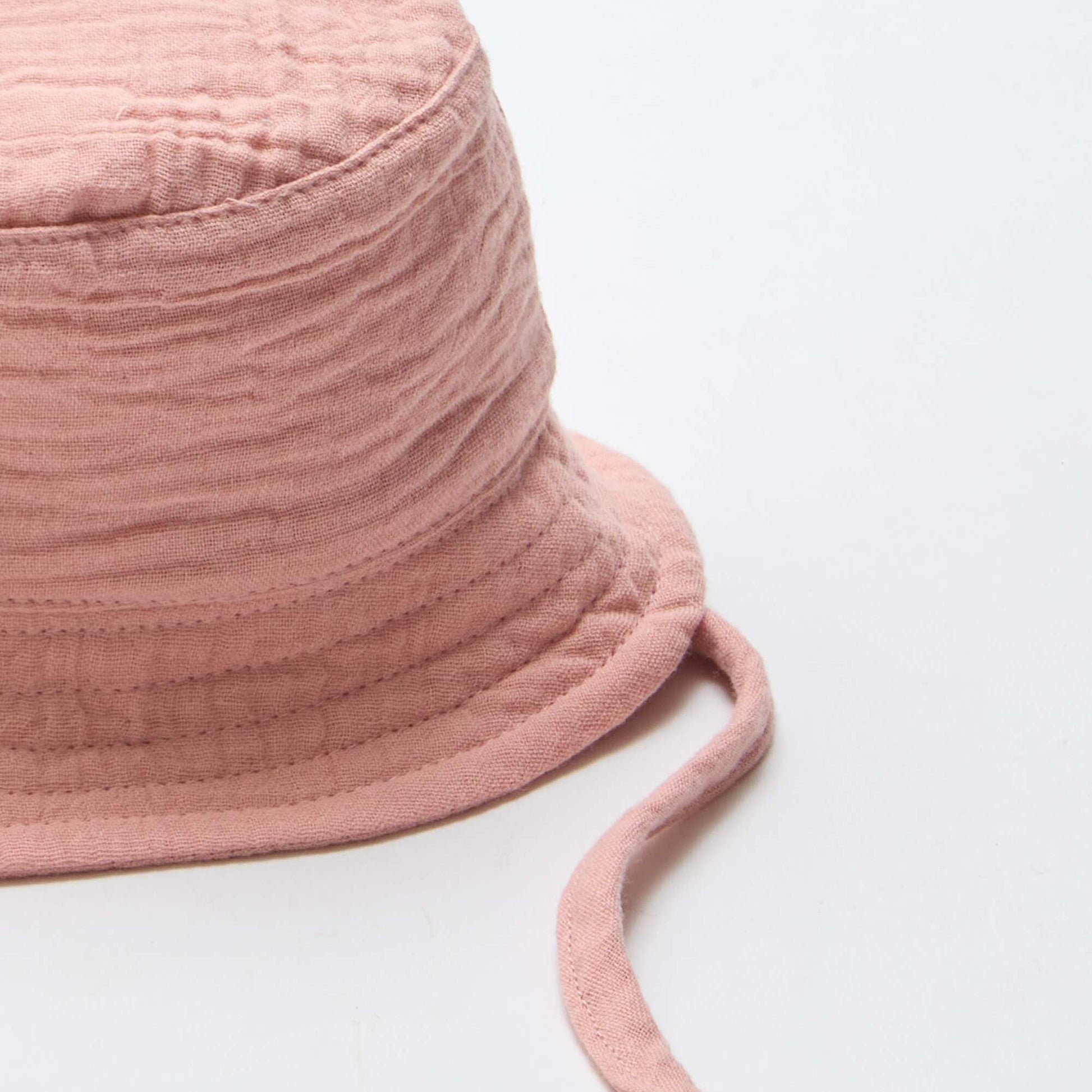 Bob en gaze de coton ROSE