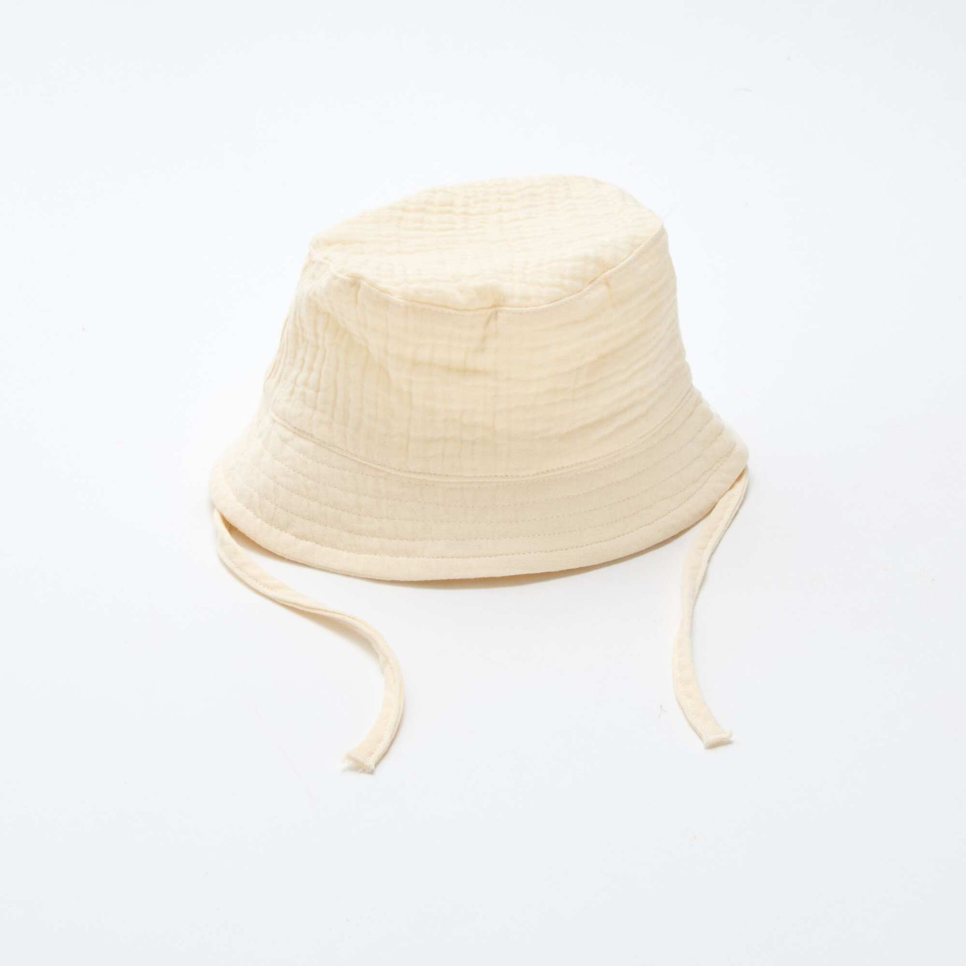 Bob en gaze de coton BLANC
