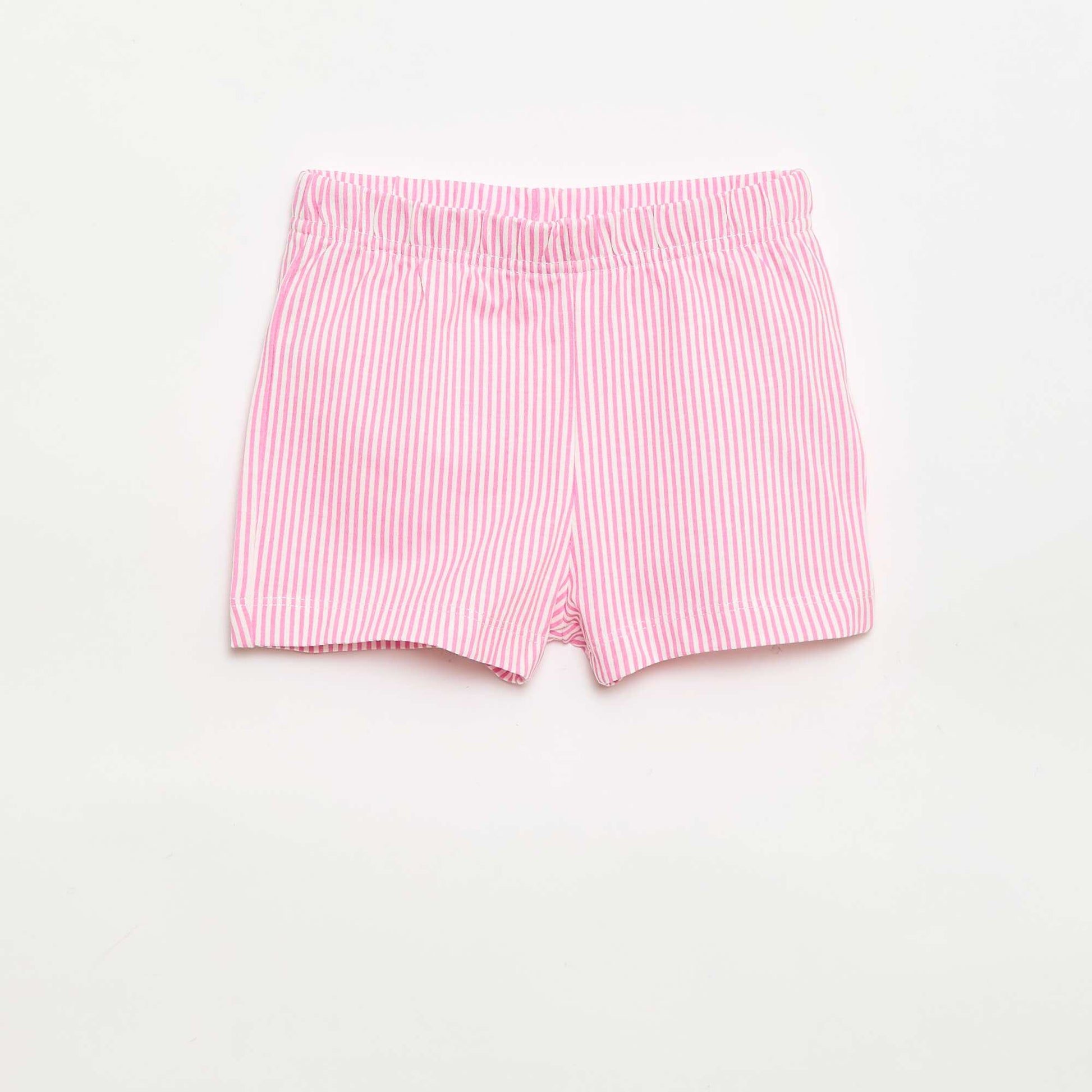 Ensemble pyjama court t-shirt + short - 2 pièces BLANC