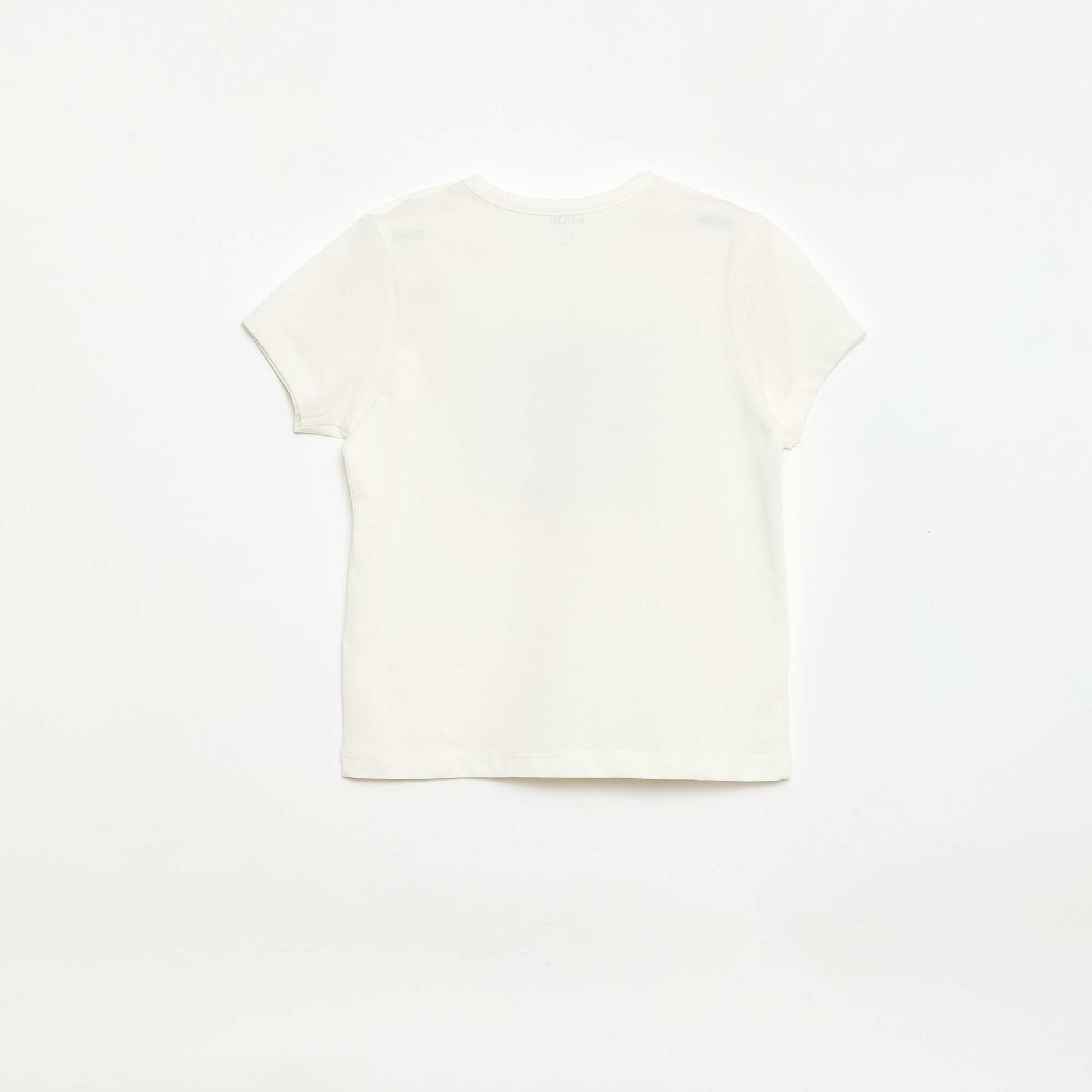 Ensemble pyjama court t-shirt + short - 2 pièces BLANC
