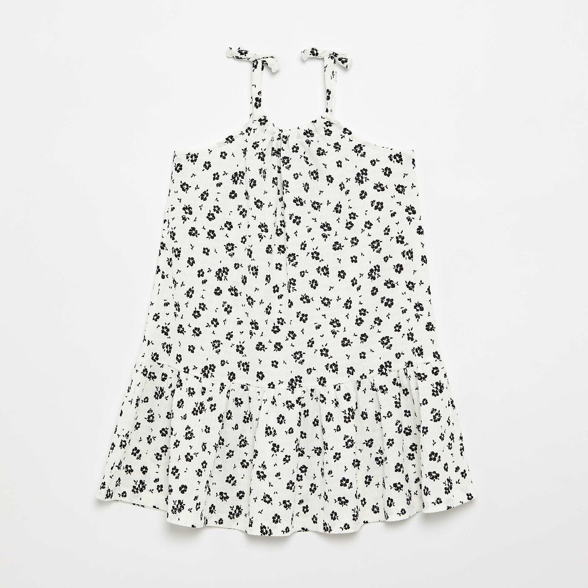 Robe en maille crêpe BLANC