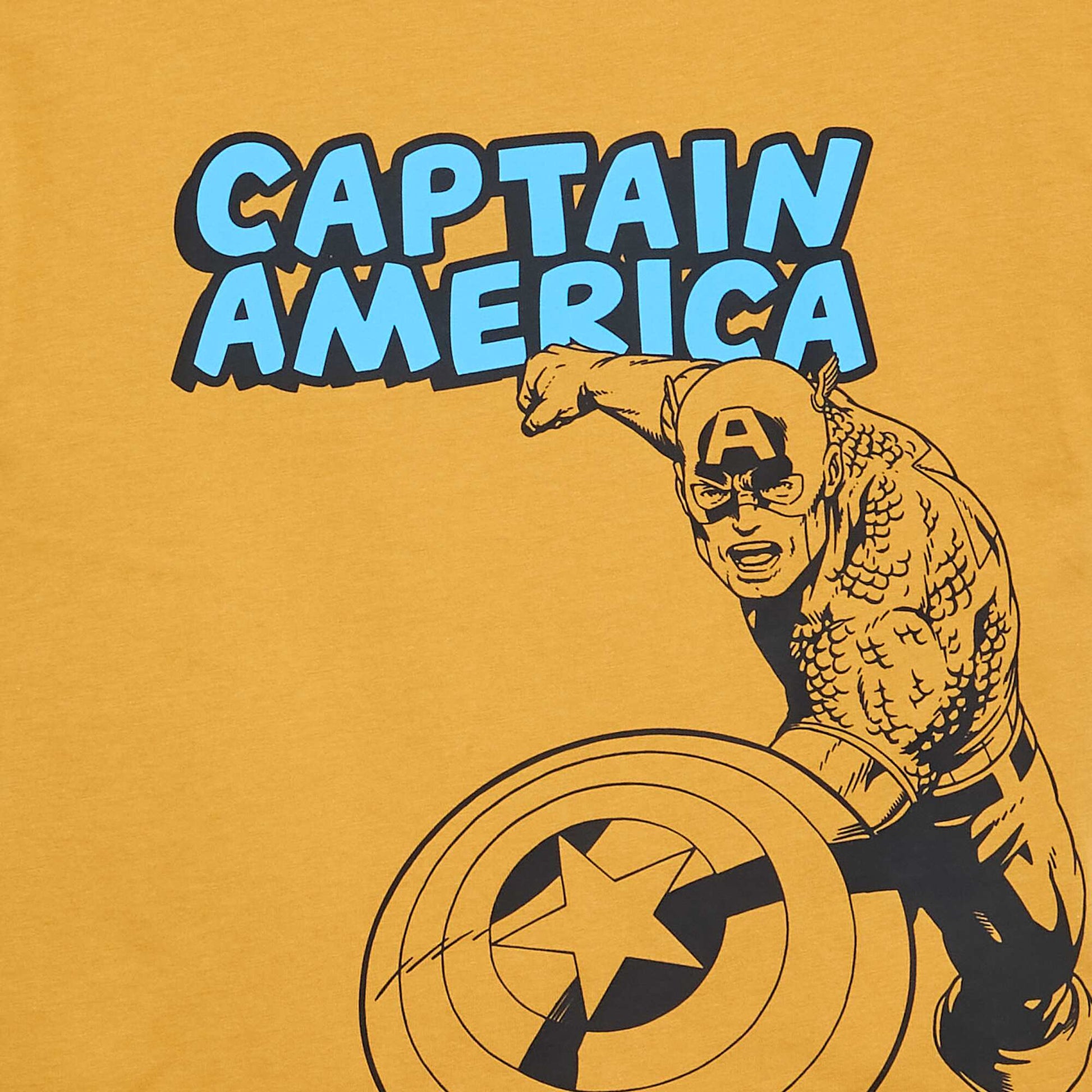 T-shirt 'Marvel' à manches courtes JAUNE