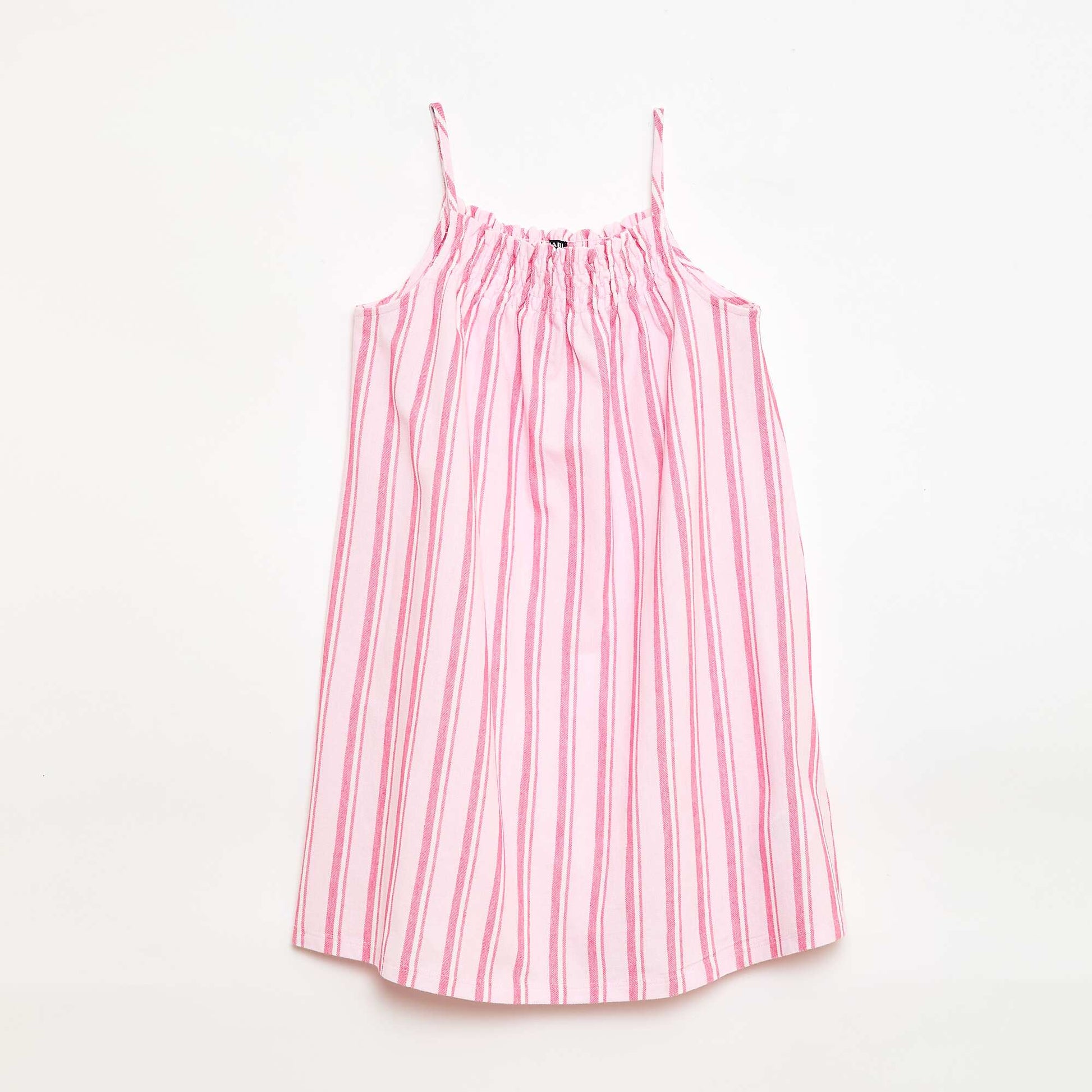 Robe rayée à bretelles ROSE