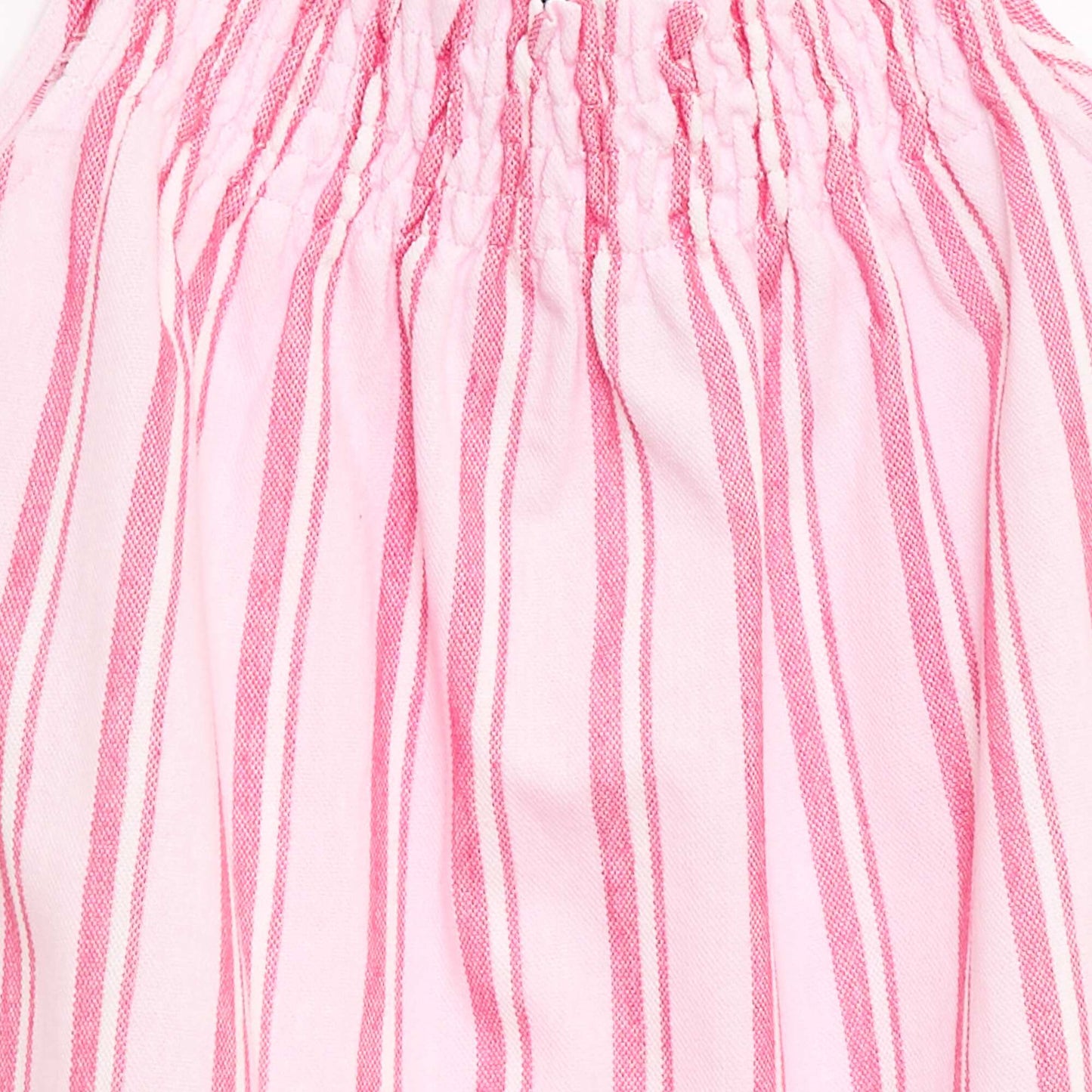 Robe rayée à bretelles ROSE