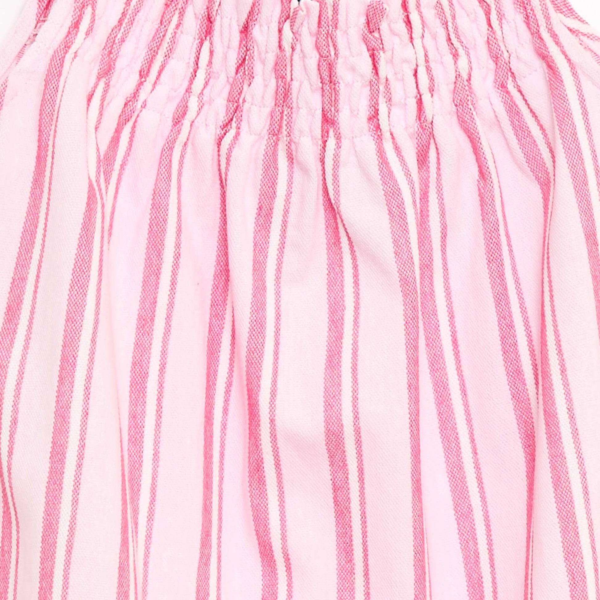 Robe rayée à bretelles ROSE