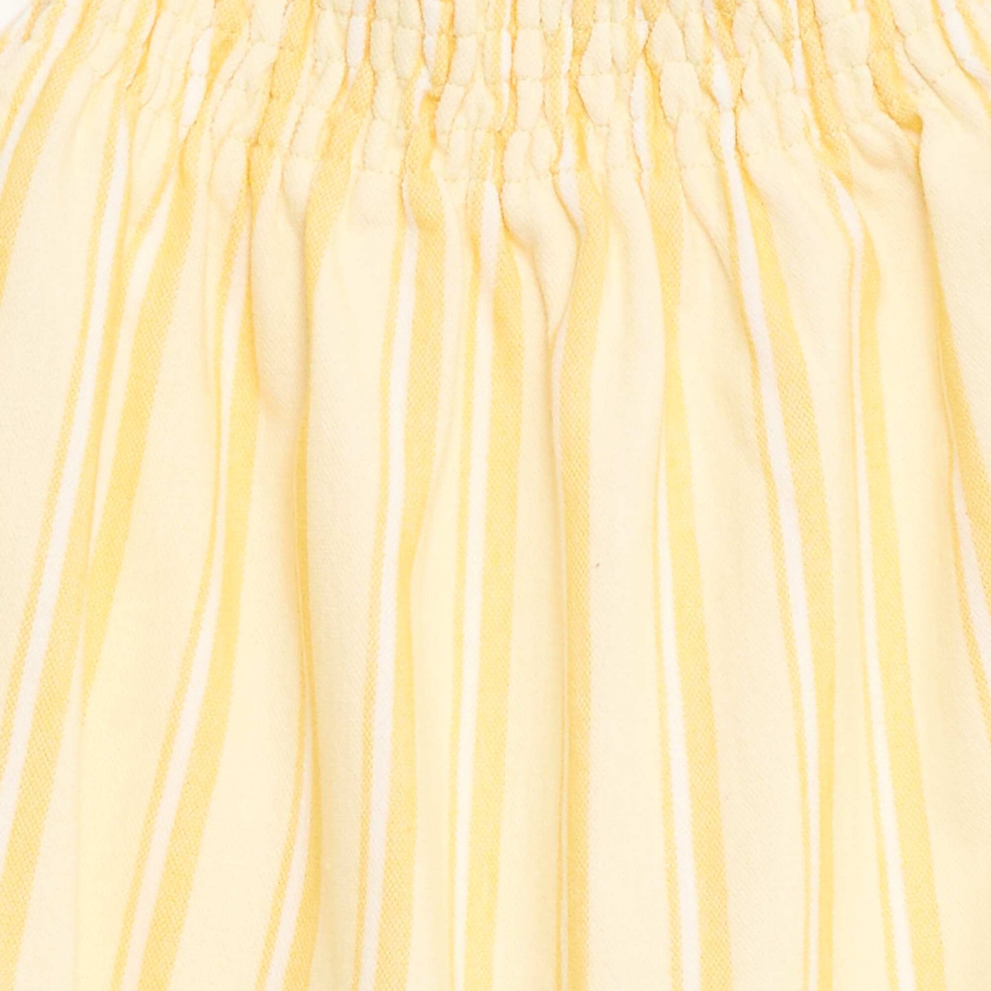 Robe rayée à bretelles JAUNE