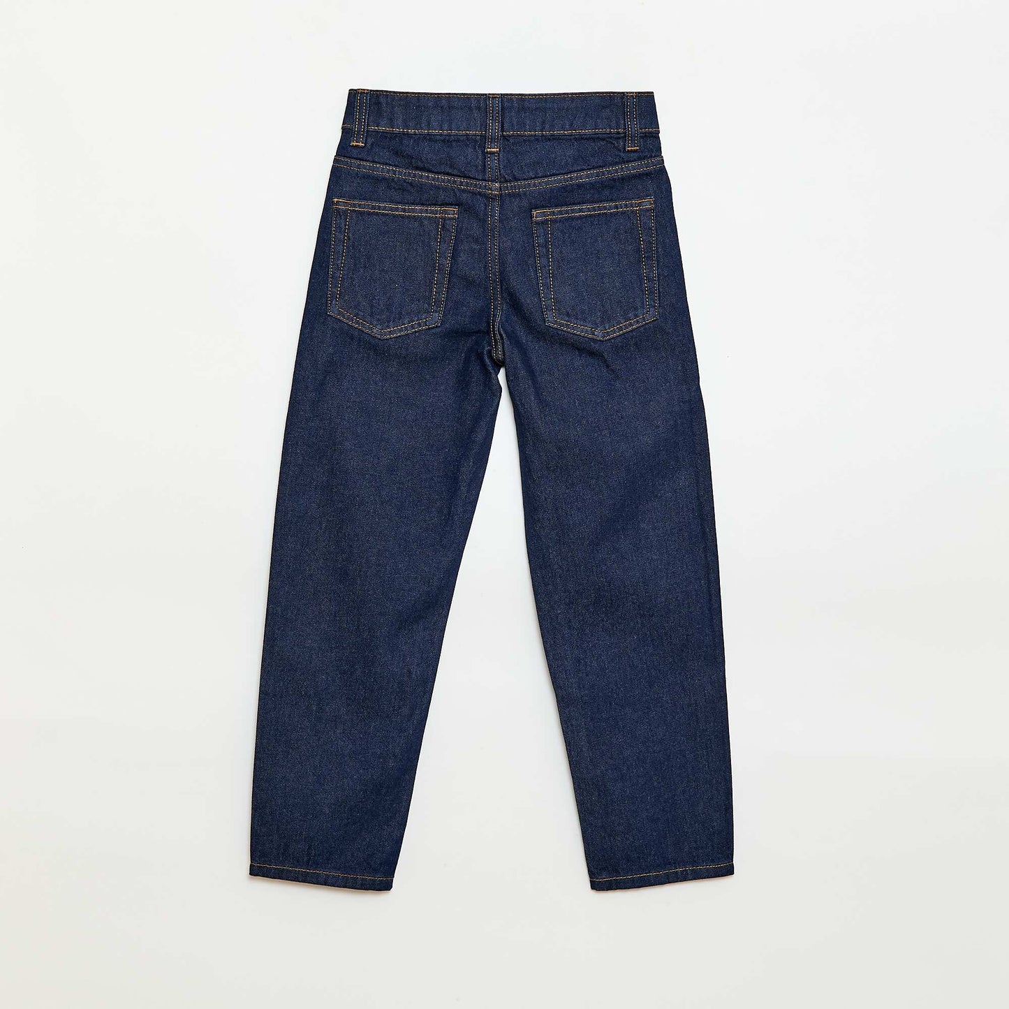 Pantalon en denim coupe droite BLEU