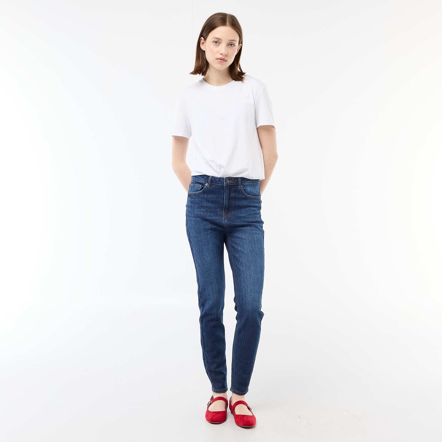 Jean slim brut BLEU