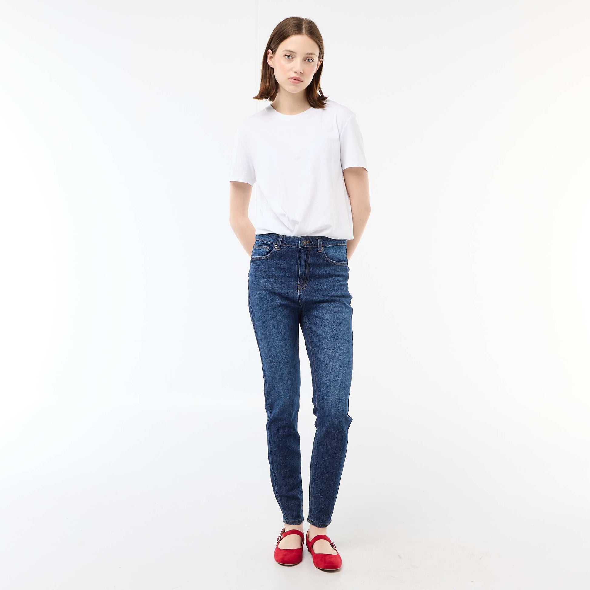 Jean slim brut BLEU