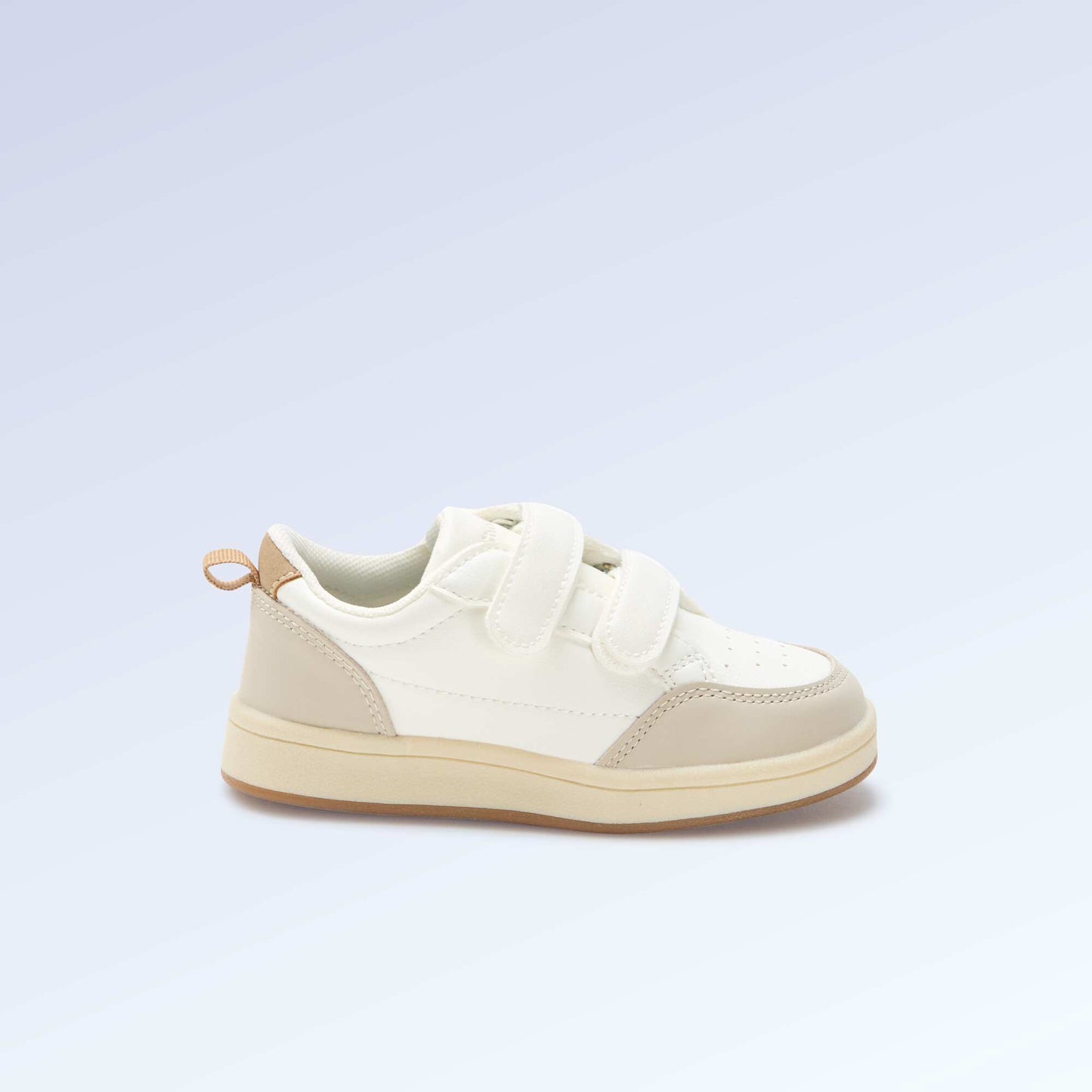 Baskets à scratchs - motricité 4 'marcher' - Kitchoun BEIGE
