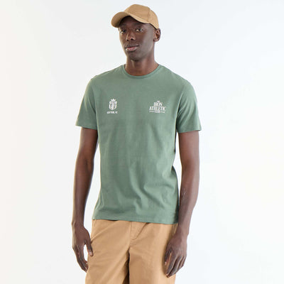 T-shirt imprimé fantaisie à manches courtes VERT