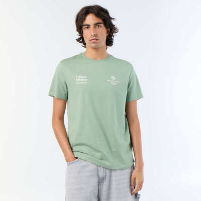T-shirt à manches courtes imprimé VERT