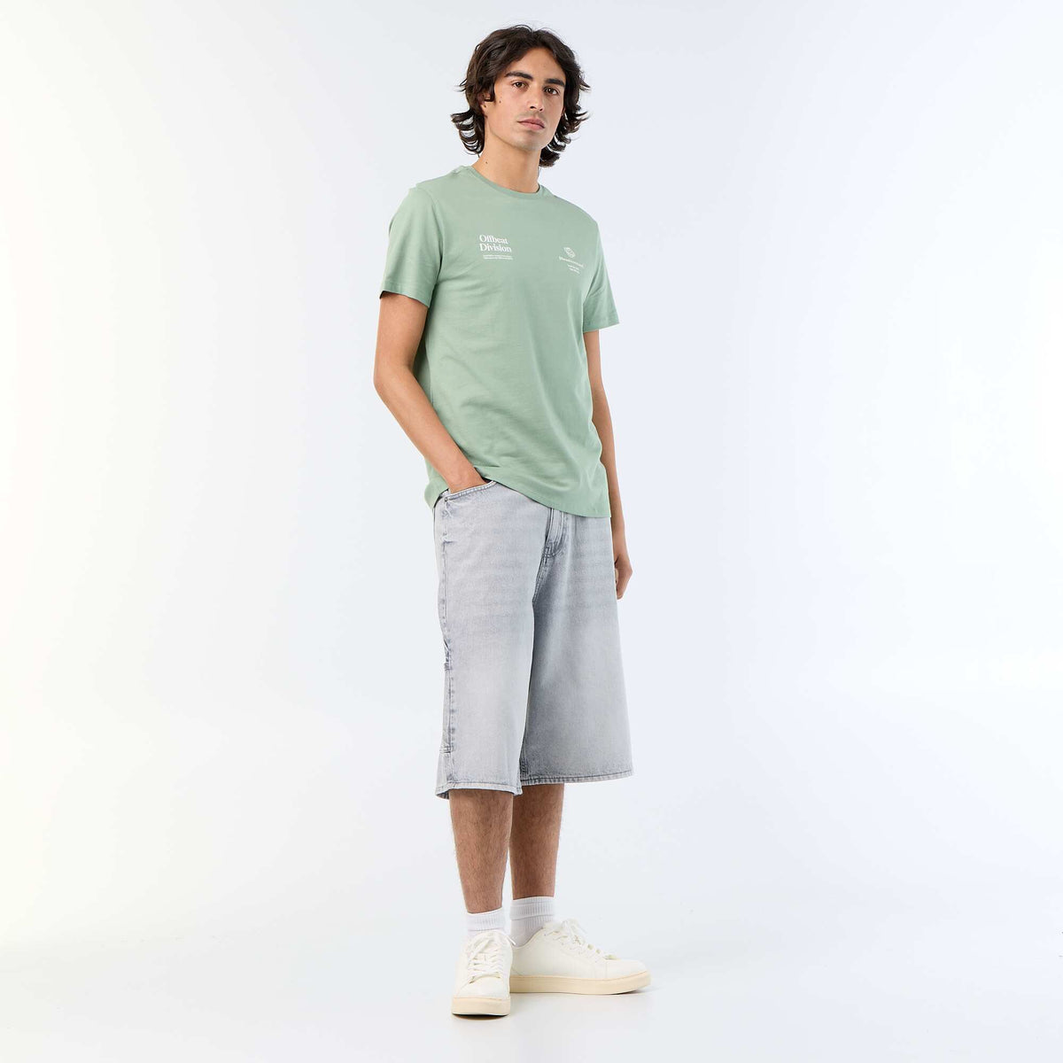 T-shirt à manches courtes imprimé VERT