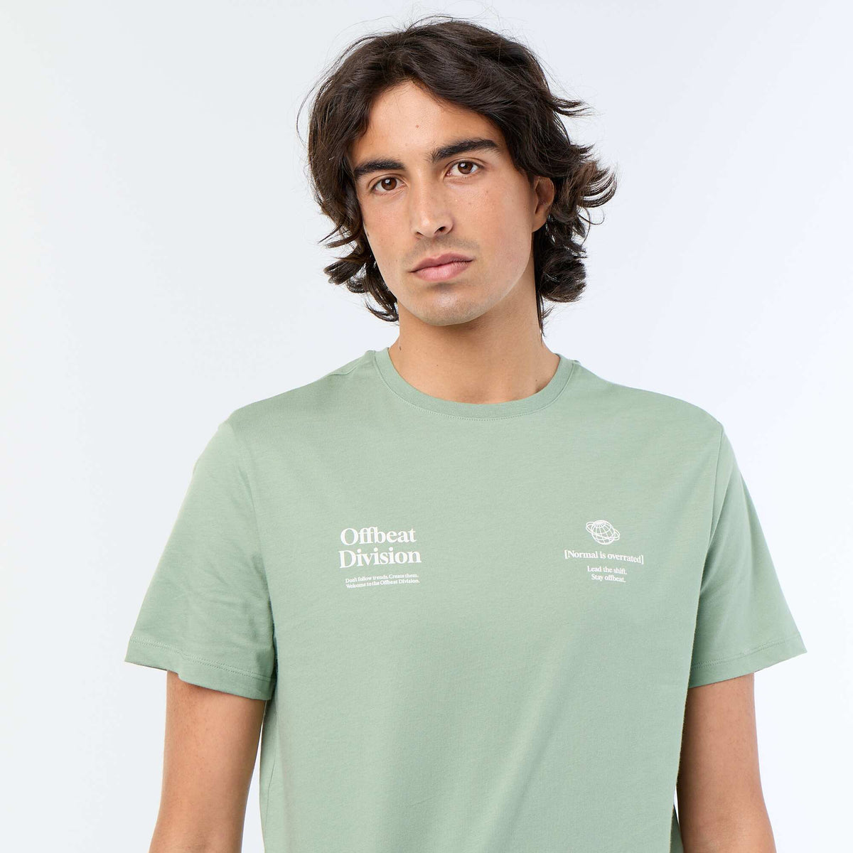 T-shirt à manches courtes imprimé VERT