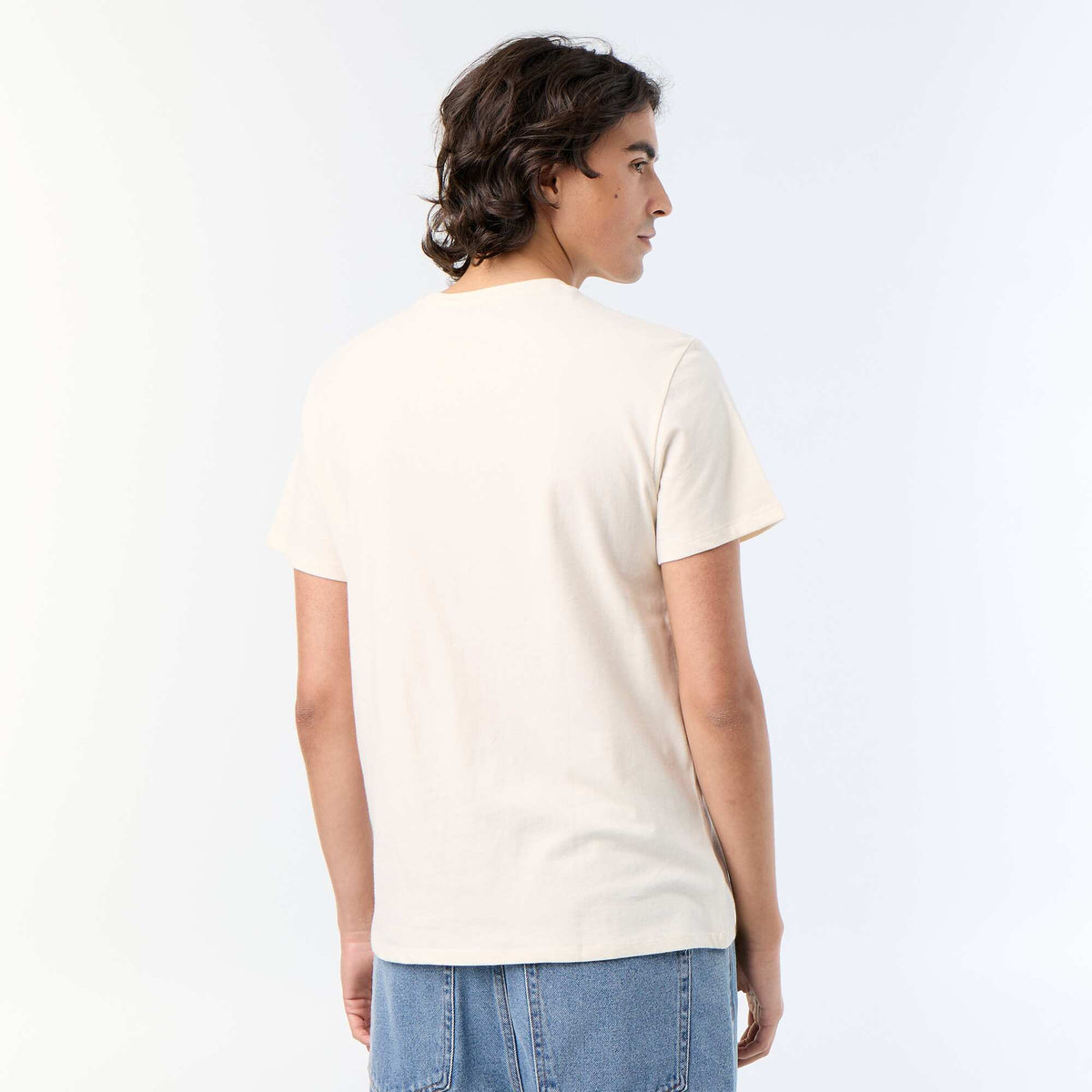 T-shirt à manches courtes imprimé BLANC