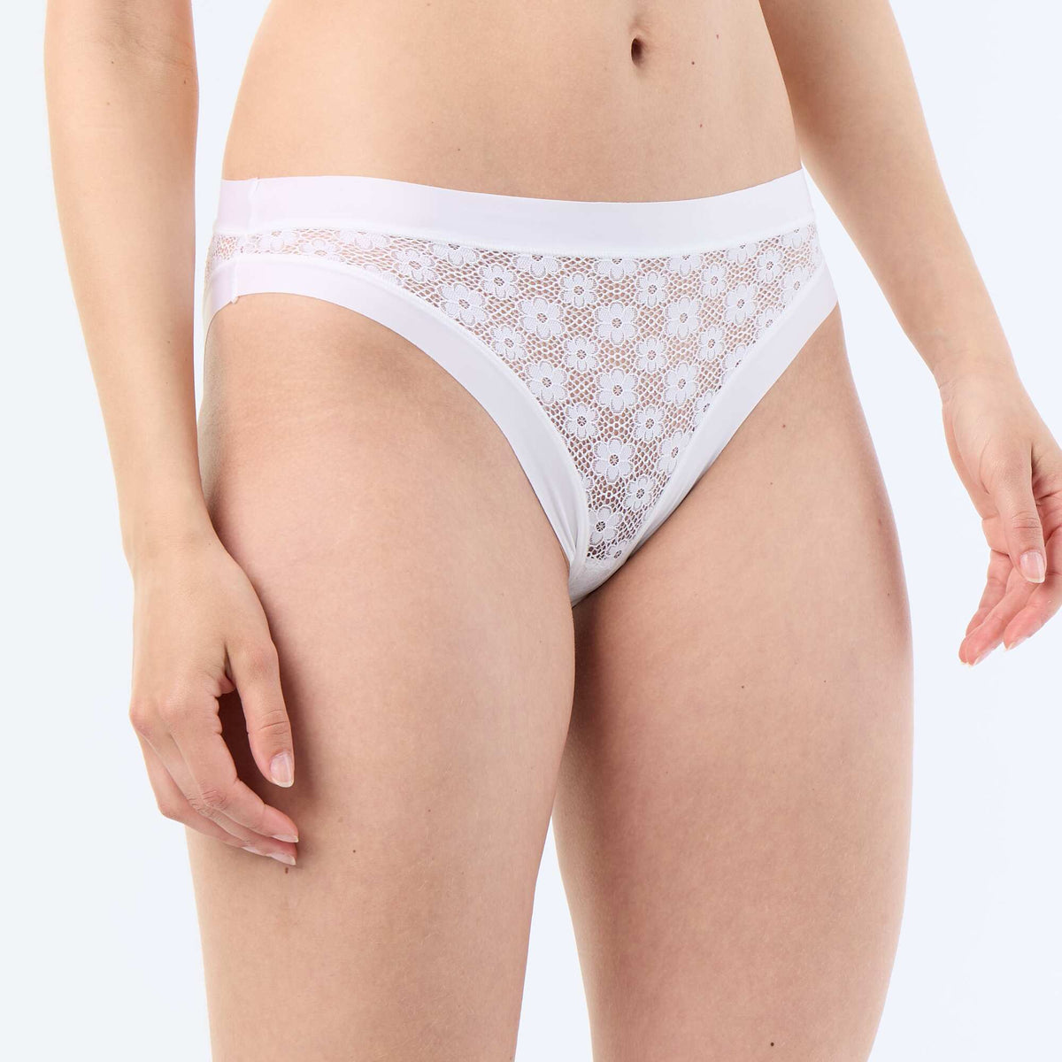 Culotte en dentelle BLANC