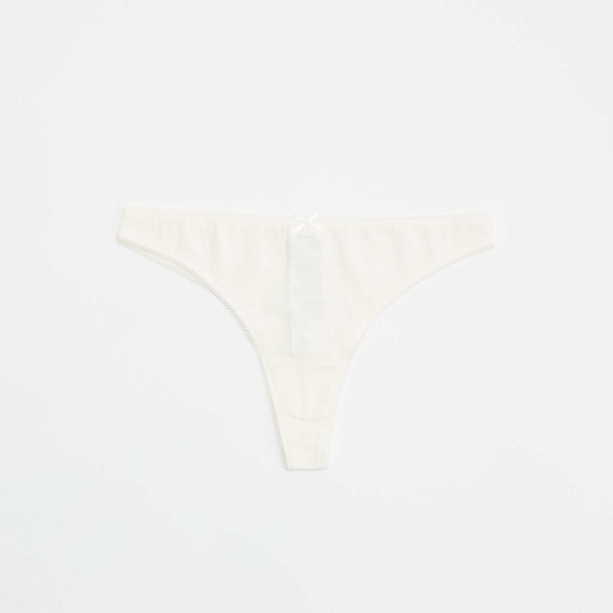 Lot de 5 tangas en coton BEIGE