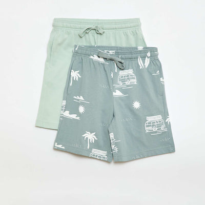 Lot de shorts légers - 2 pièces BLEU