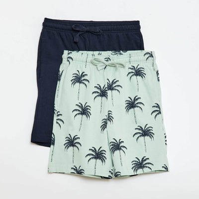 Lot de shorts légers - 2 pièces BLEU