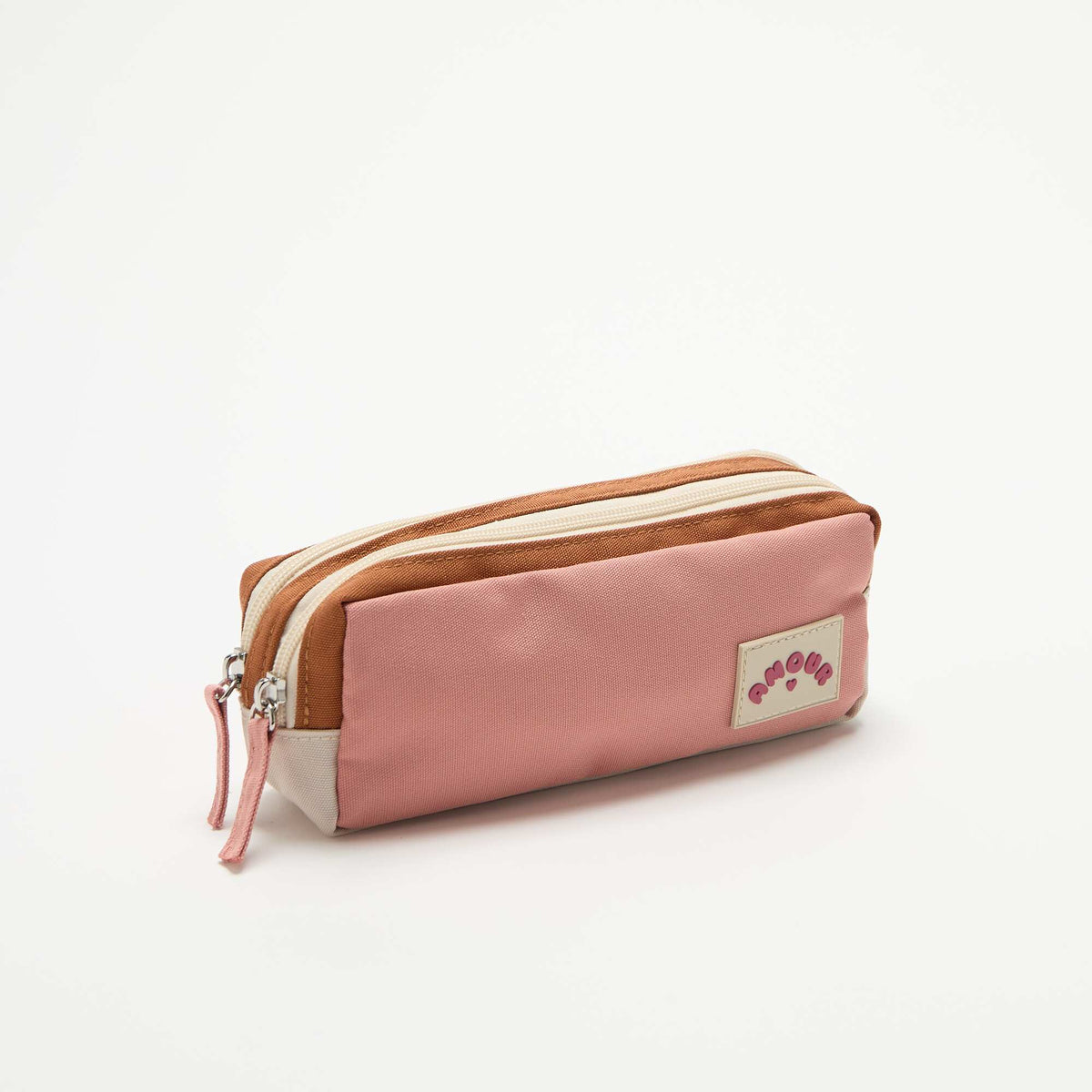 Trousse à double compartiment BEIGE