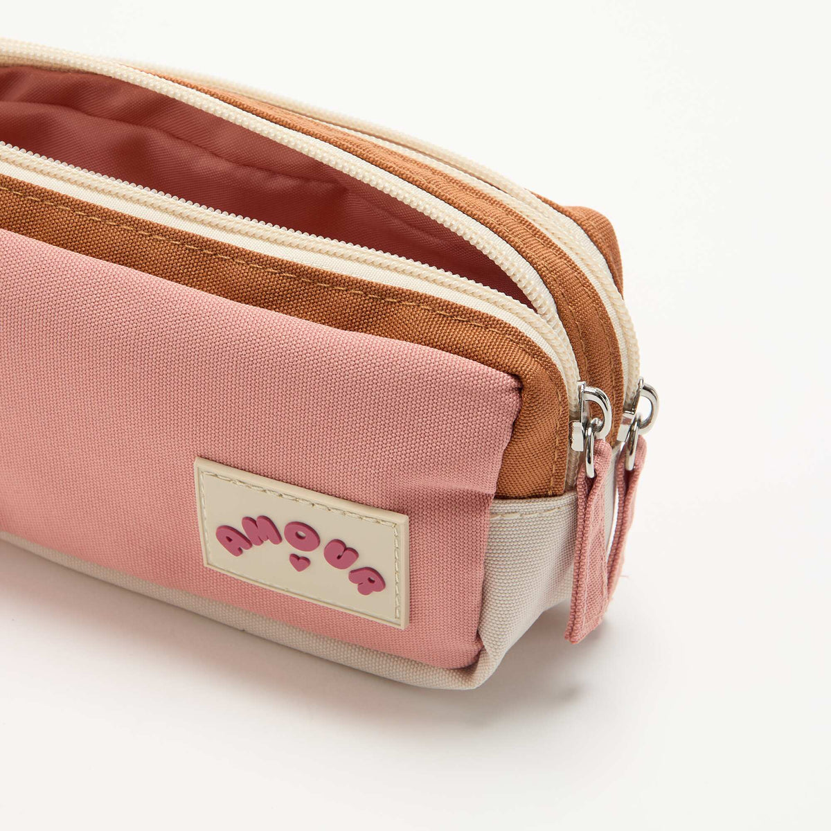 Trousse à double compartiment BEIGE